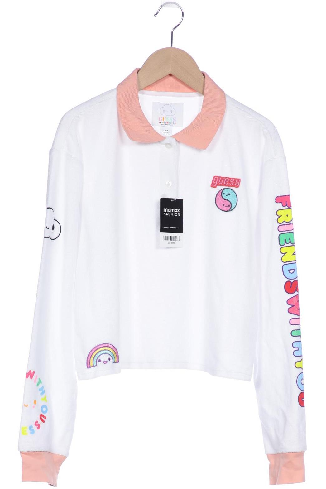 

Guess Damen Langarmshirt, weiß, Gr. 40