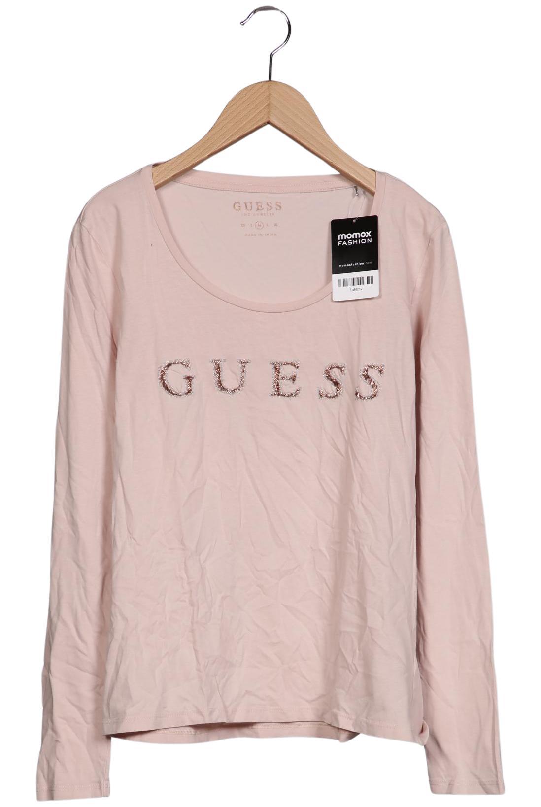 

Guess Damen Langarmshirt, pink, Gr. 38