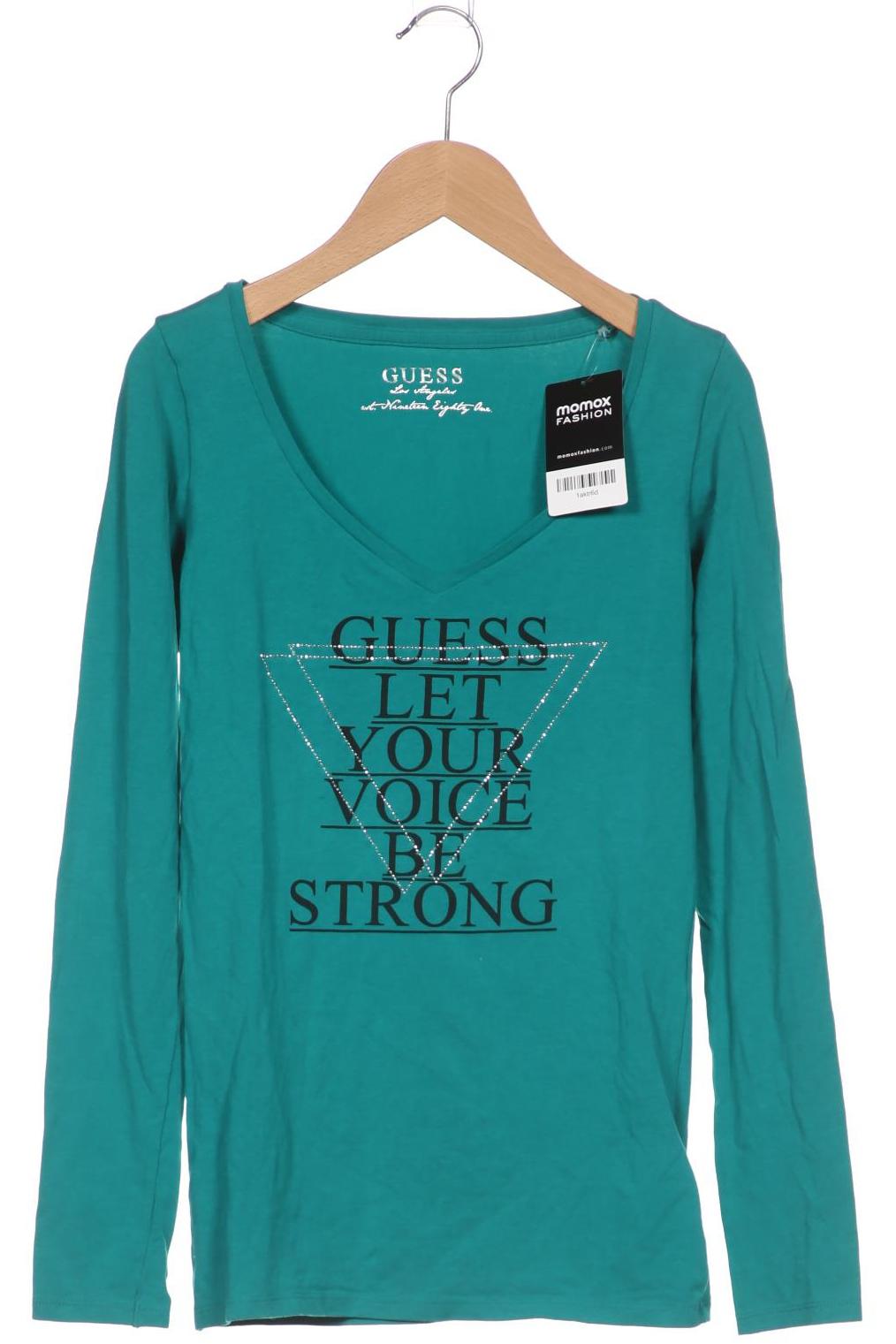 

Guess Damen Langarmshirt, grün, Gr. 38