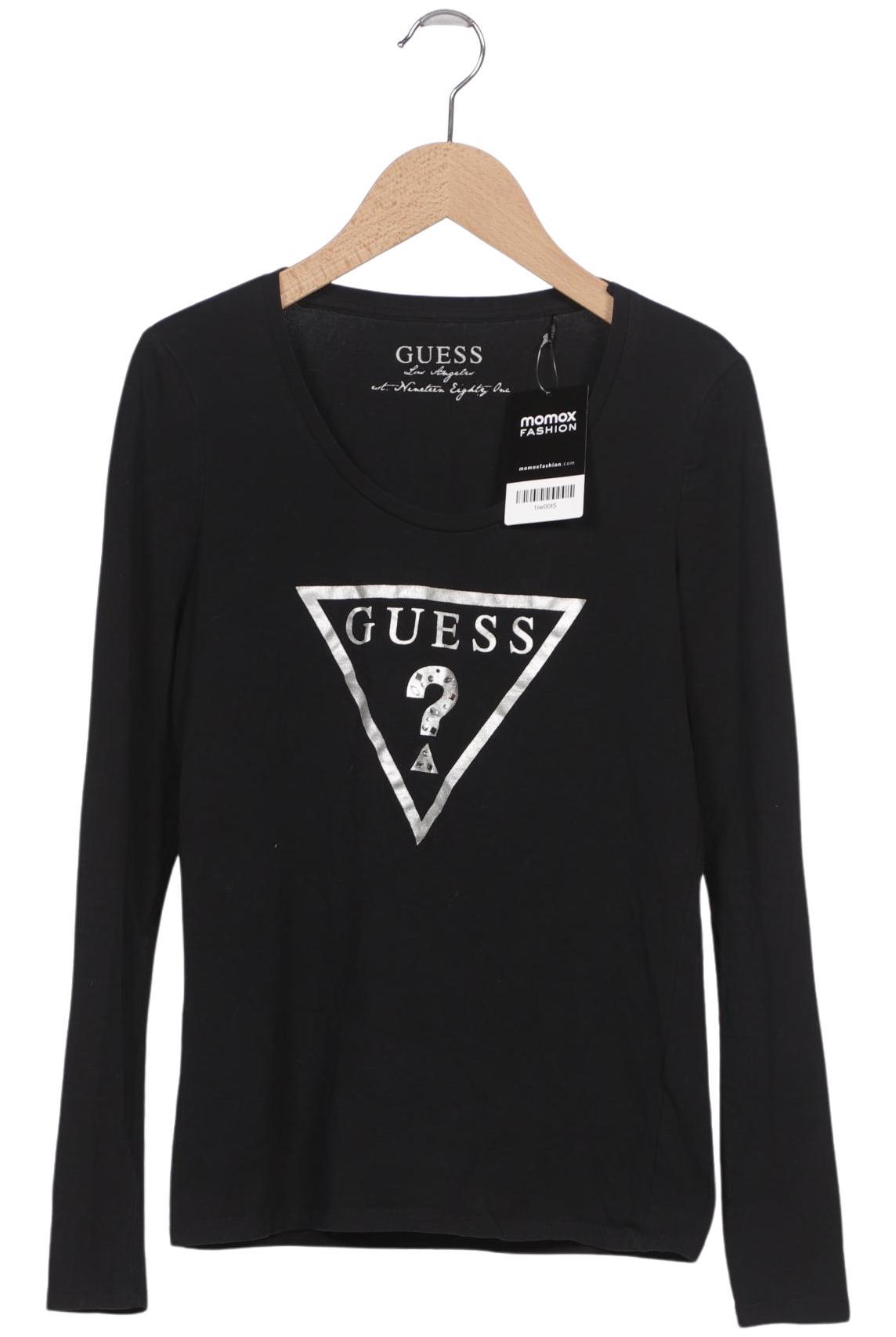 

Guess Damen Langarmshirt, schwarz, Gr. 34