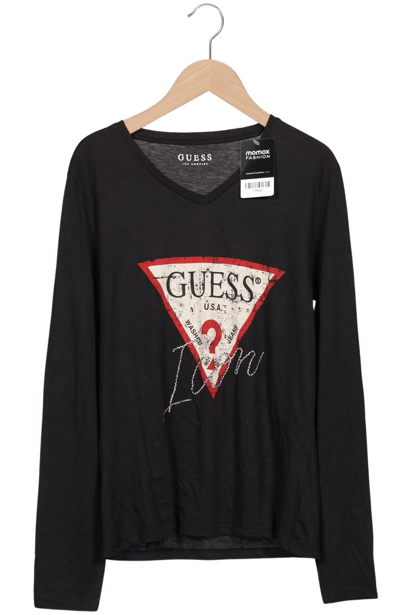 

Guess Damen Langarmshirt, schwarz, Gr. 42