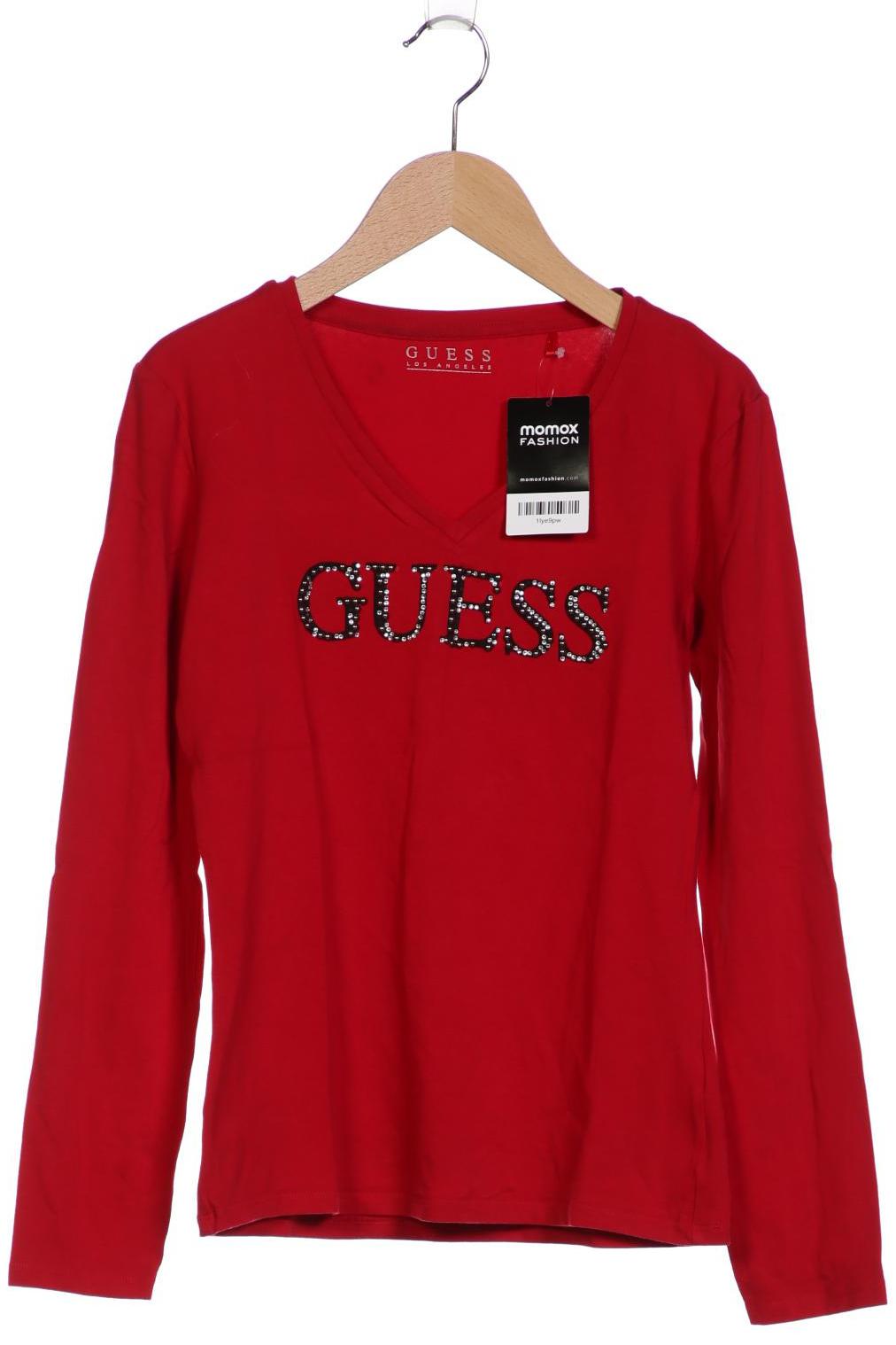 

Guess Damen Langarmshirt, rot, Gr. 38
