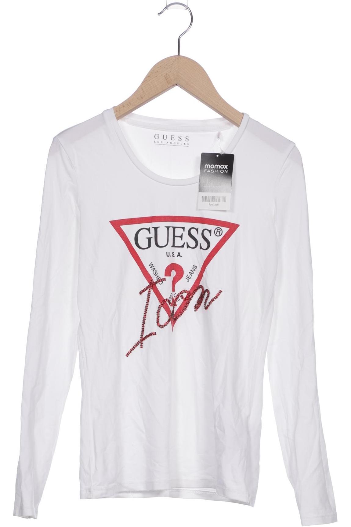 

Guess Damen Langarmshirt, weiß, Gr. 36