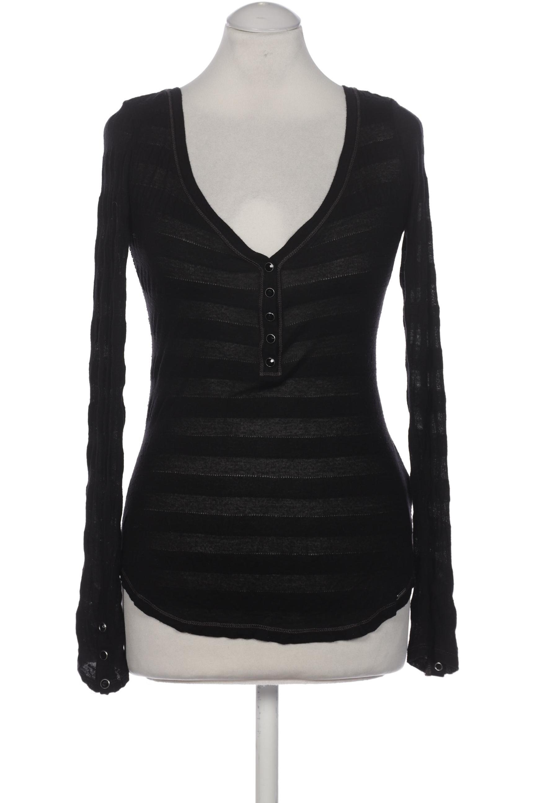 

Guess Damen Langarmshirt, schwarz, Gr. 38