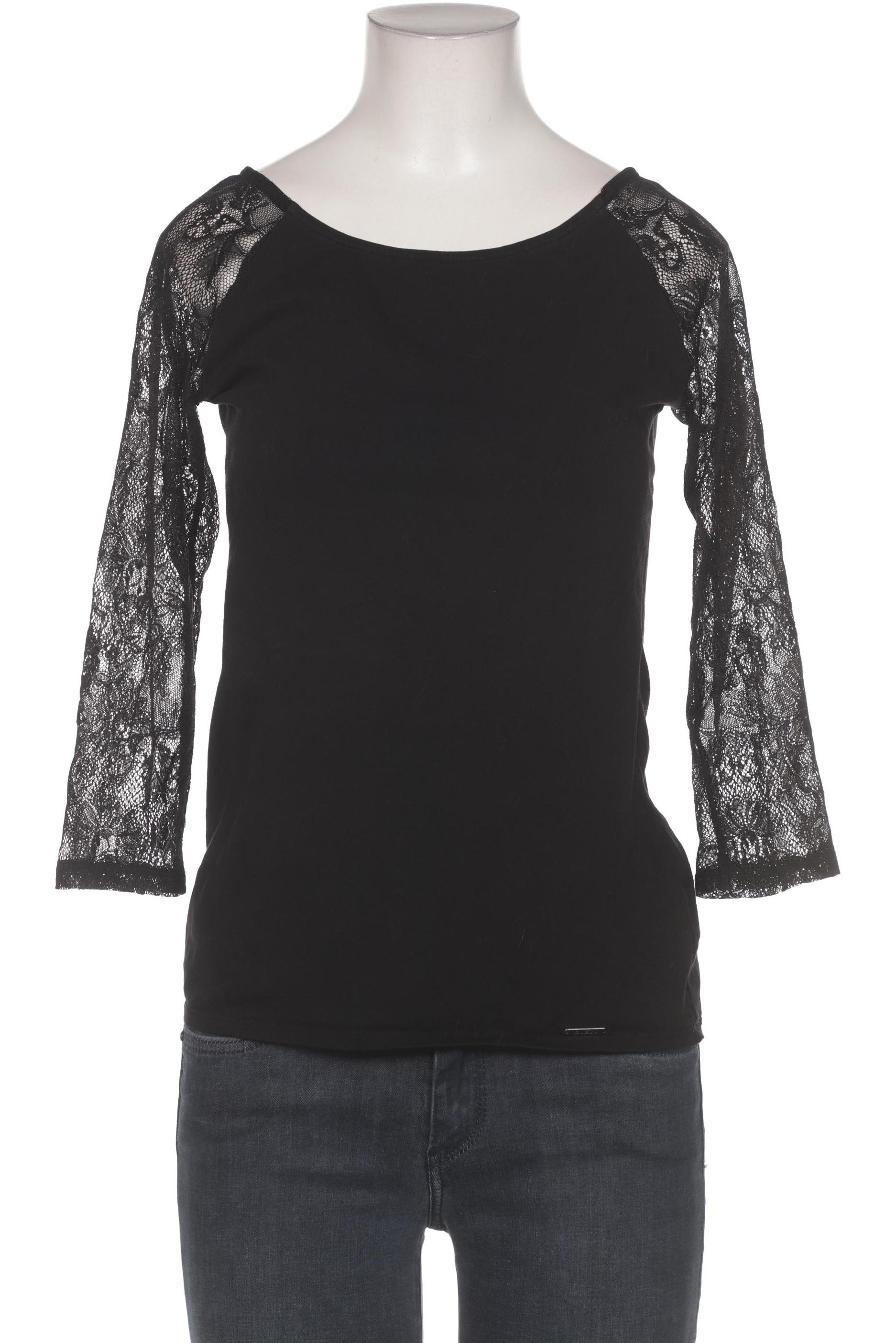 

Guess Damen Langarmshirt, schwarz, Gr. 38