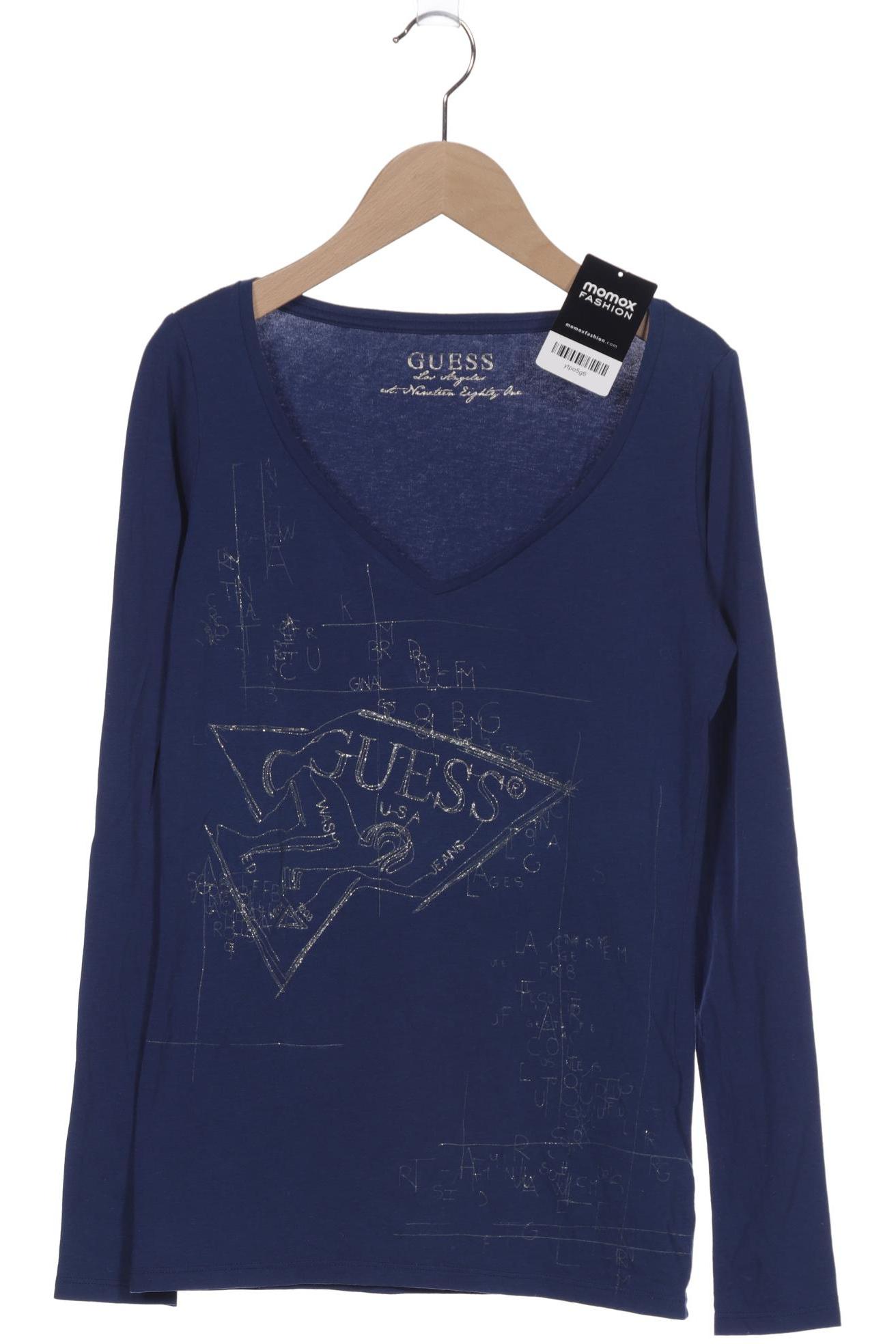

Guess Damen Langarmshirt, marineblau, Gr. 38