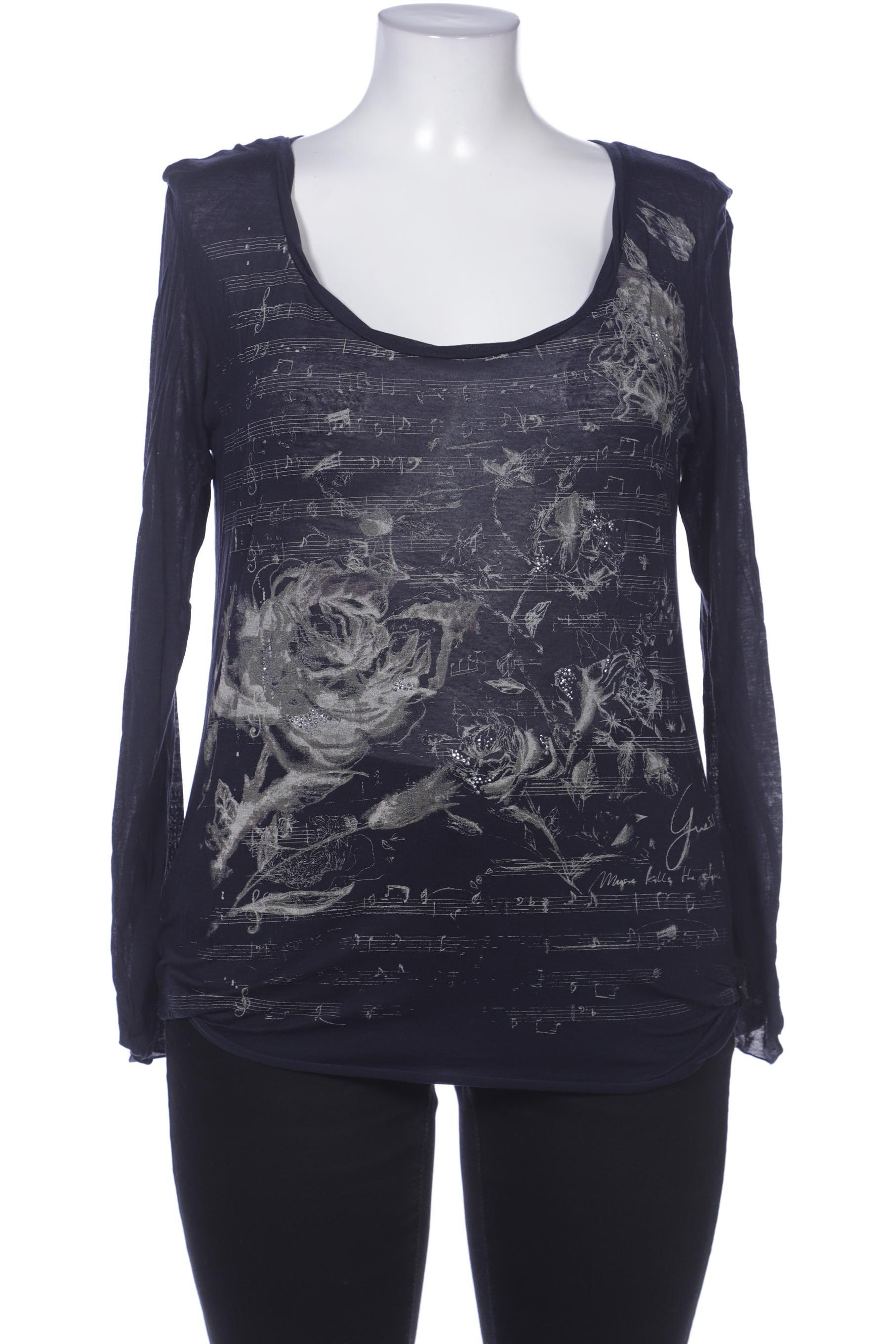 

Guess Damen Langarmshirt, marineblau, Gr. 46