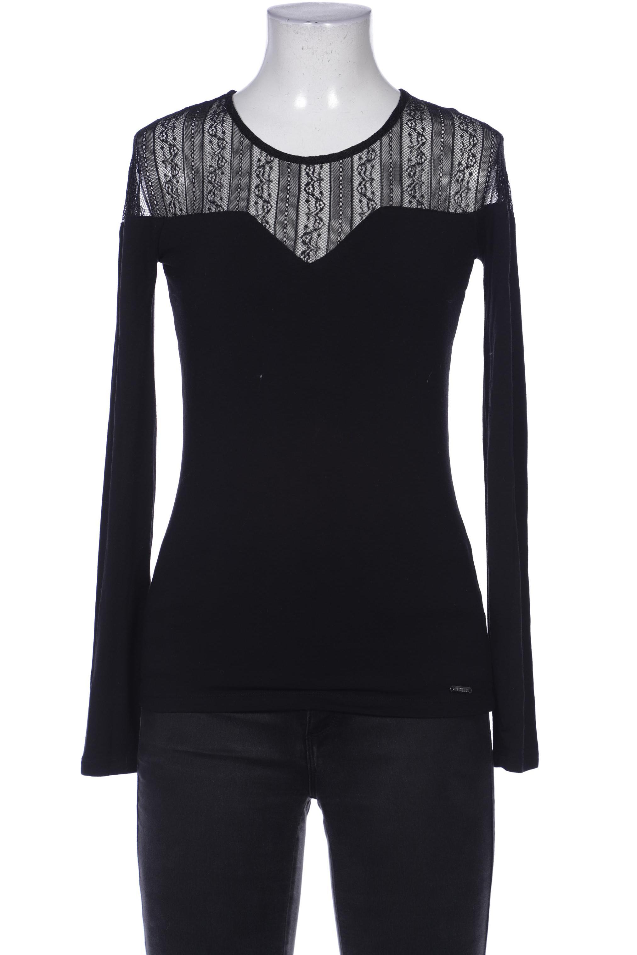 

Guess Damen Langarmshirt, schwarz, Gr. 36