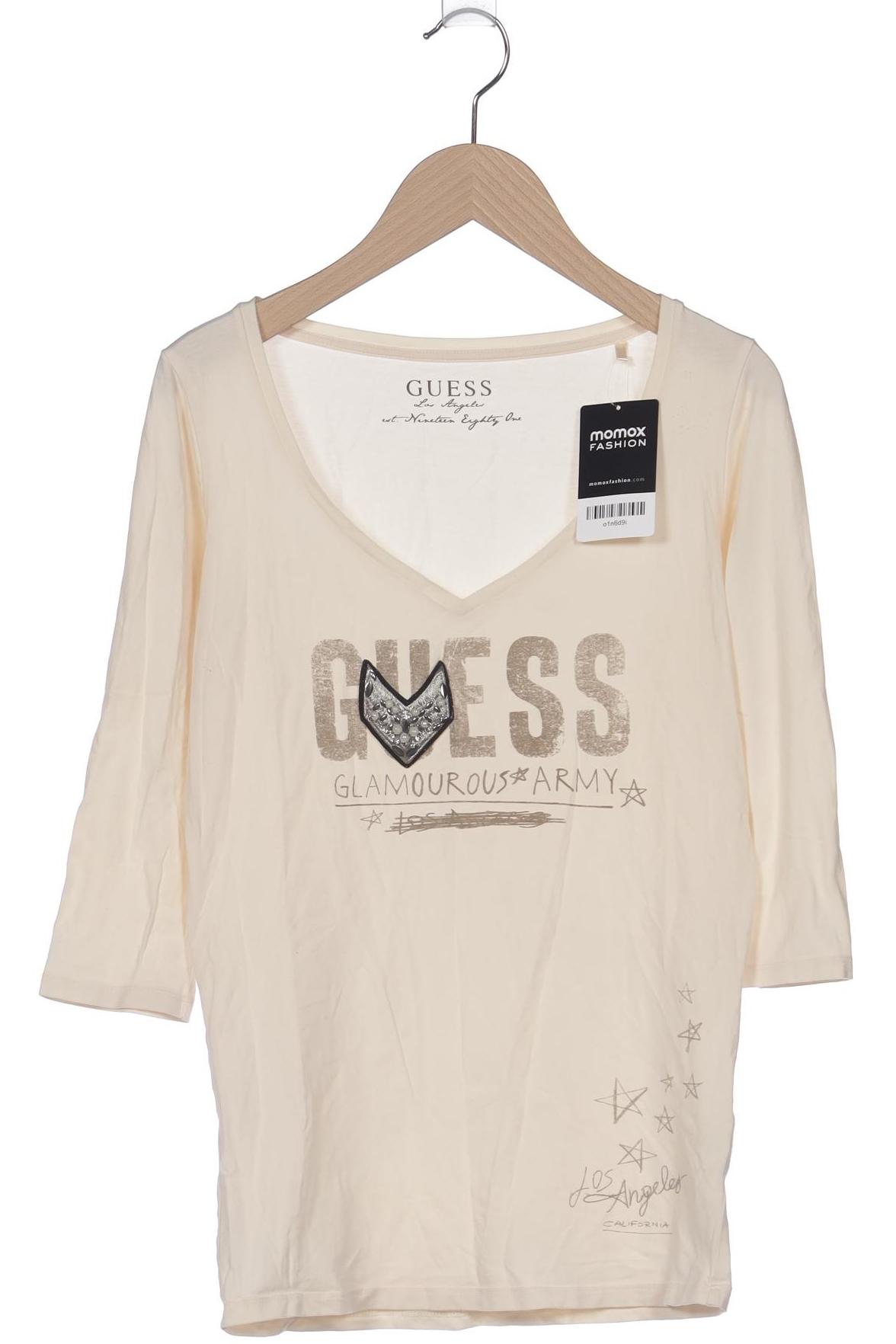 

Guess Damen Langarmshirt, beige, Gr. 36