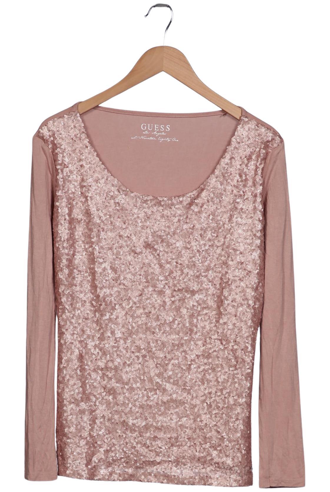 

Guess Damen Langarmshirt, pink, Gr. 42