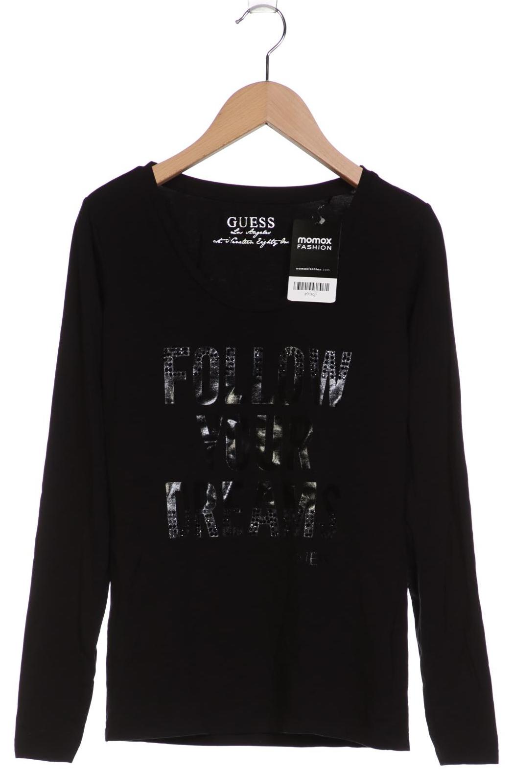 

Guess Damen Langarmshirt, schwarz, Gr. 36