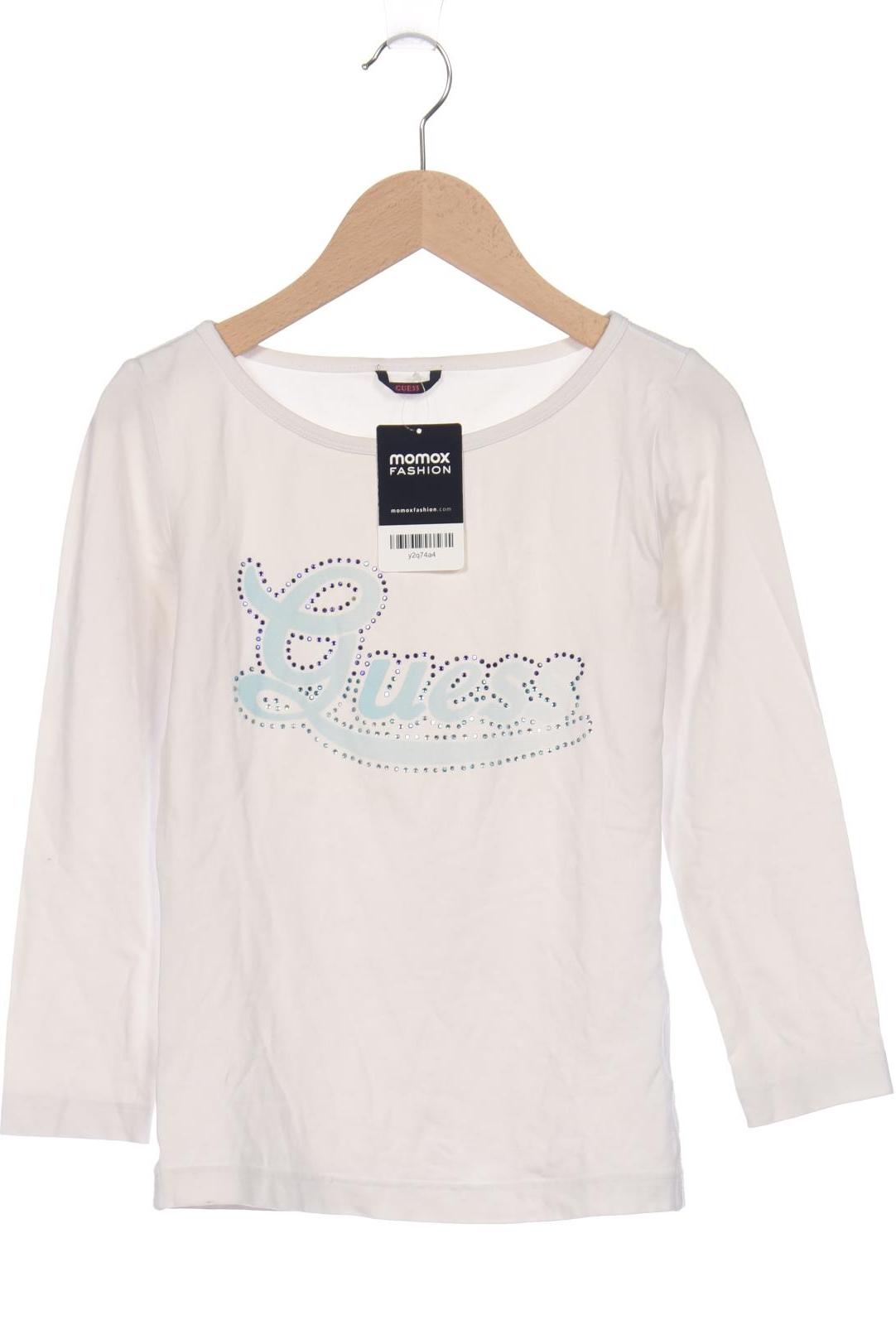 

Guess Damen Langarmshirt, weiß, Gr. 36