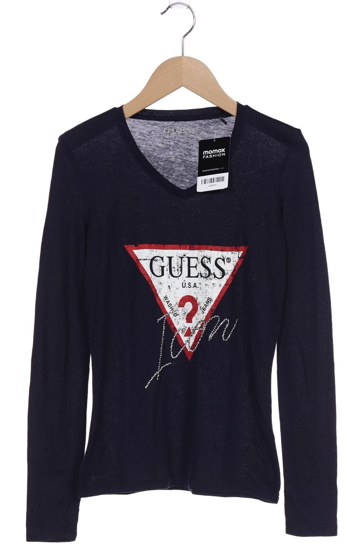 

GUESS Damen Langarmshirt, marineblau