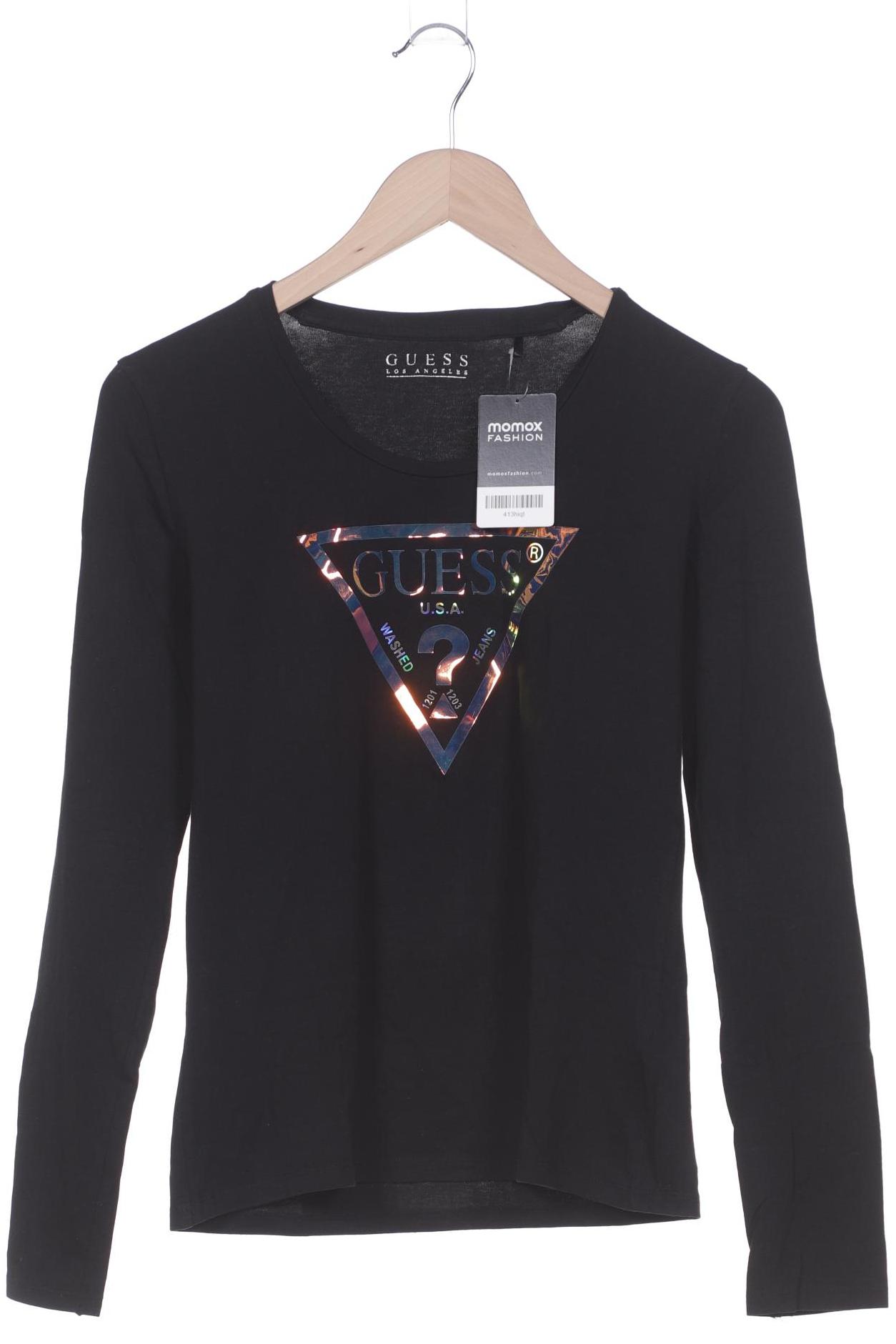 

Guess Damen Langarmshirt, schwarz, Gr. 38
