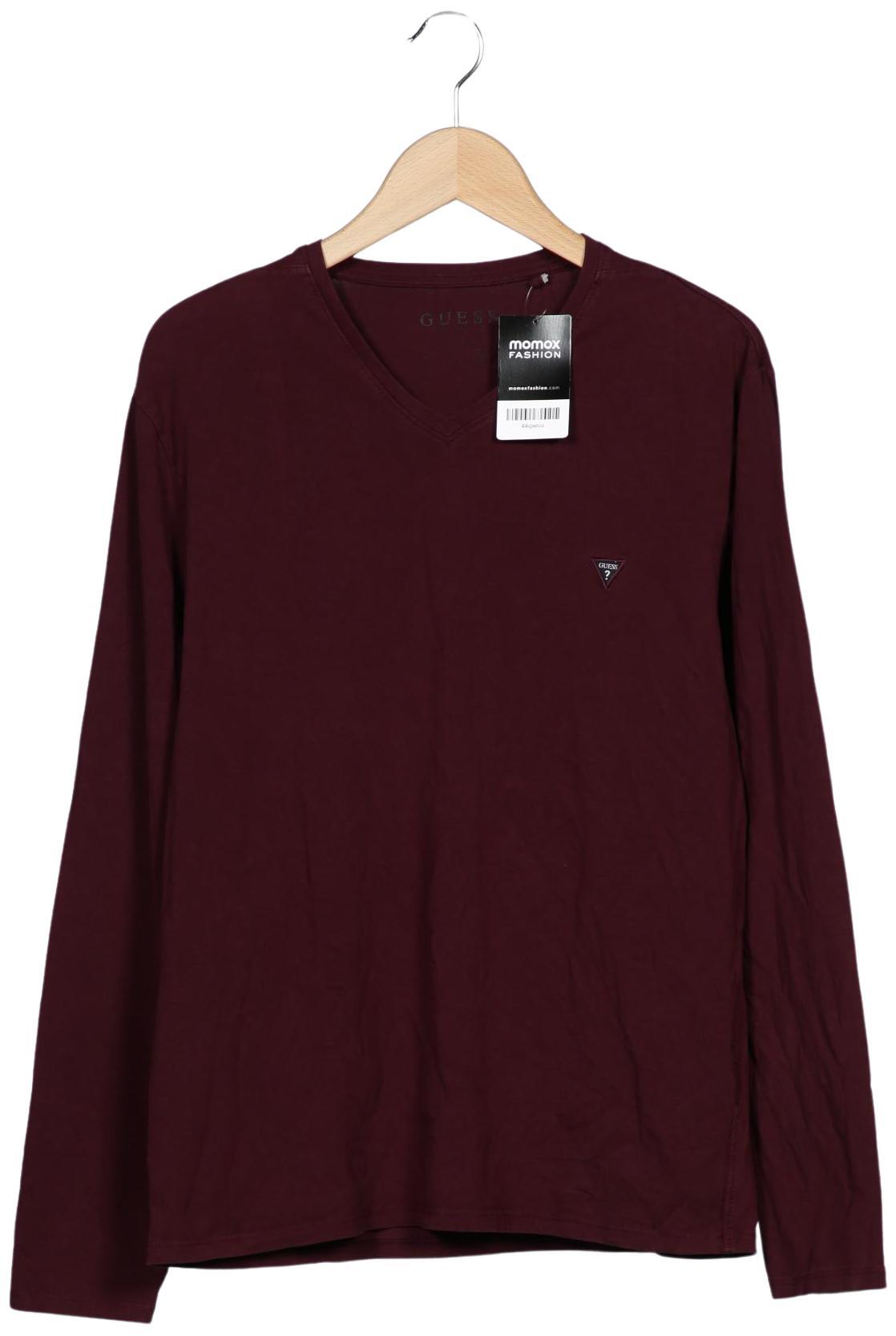 

Guess Damen Langarmshirt, bordeaux, Gr. 48