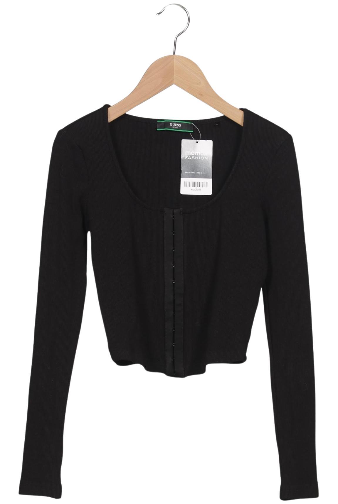 

Guess Damen Langarmshirt, schwarz, Gr. 34