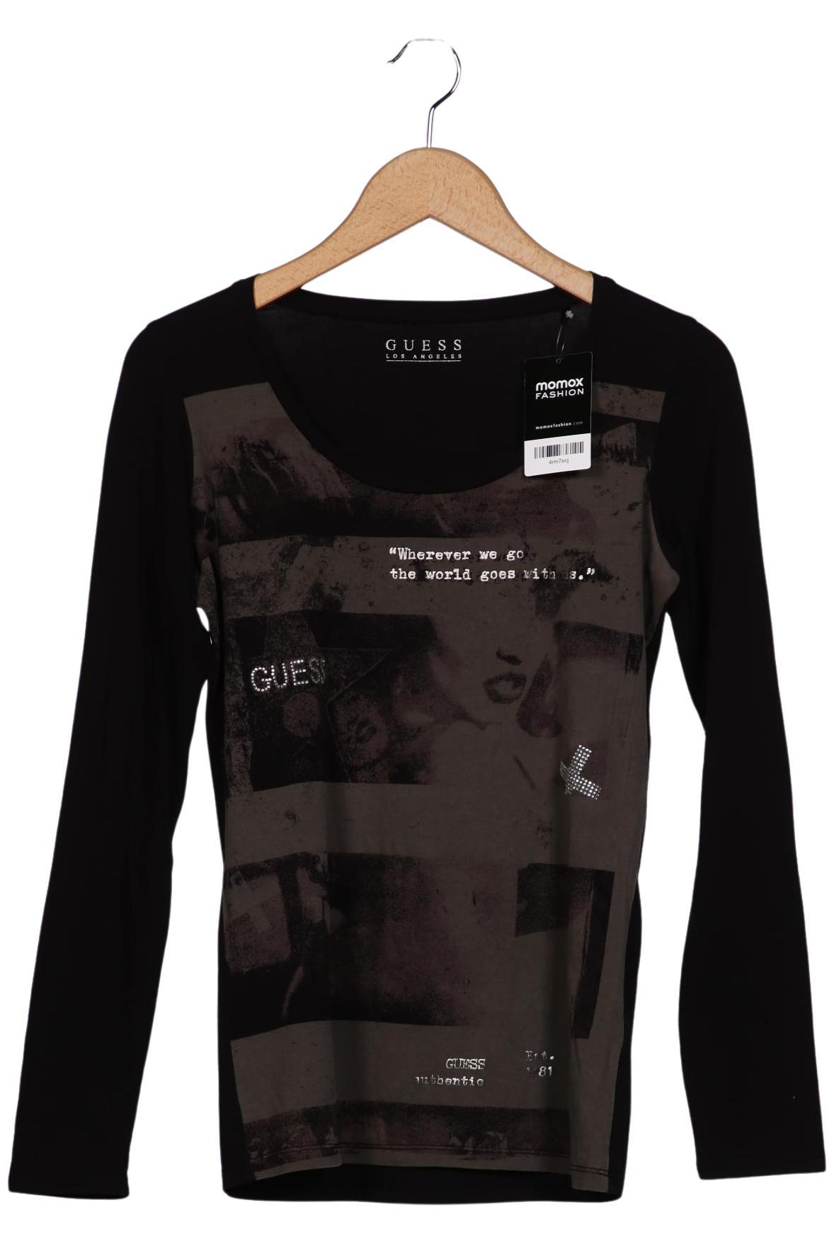 

Guess Damen Langarmshirt, schwarz, Gr. 42