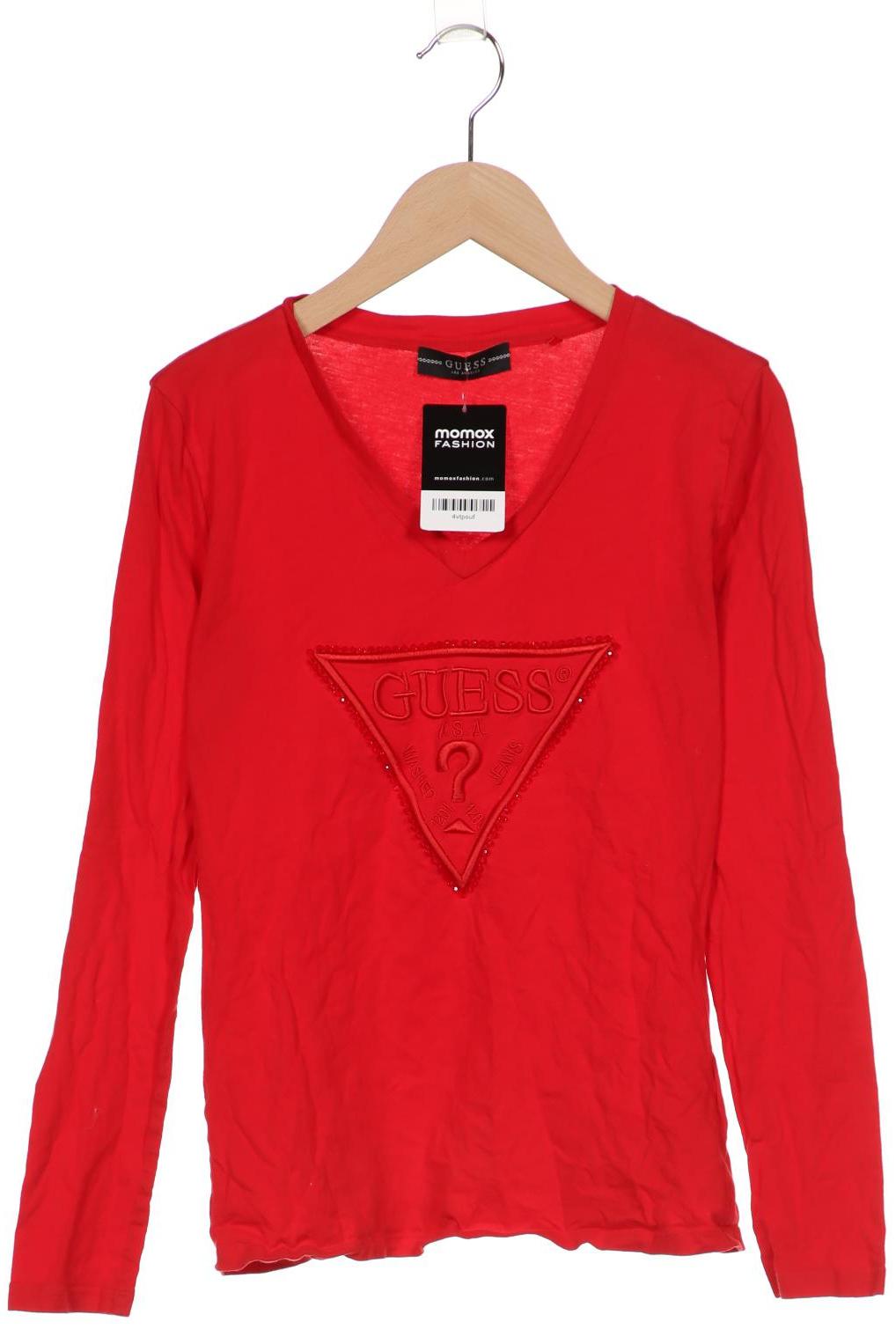 

Guess Damen Langarmshirt, rot, Gr. 40