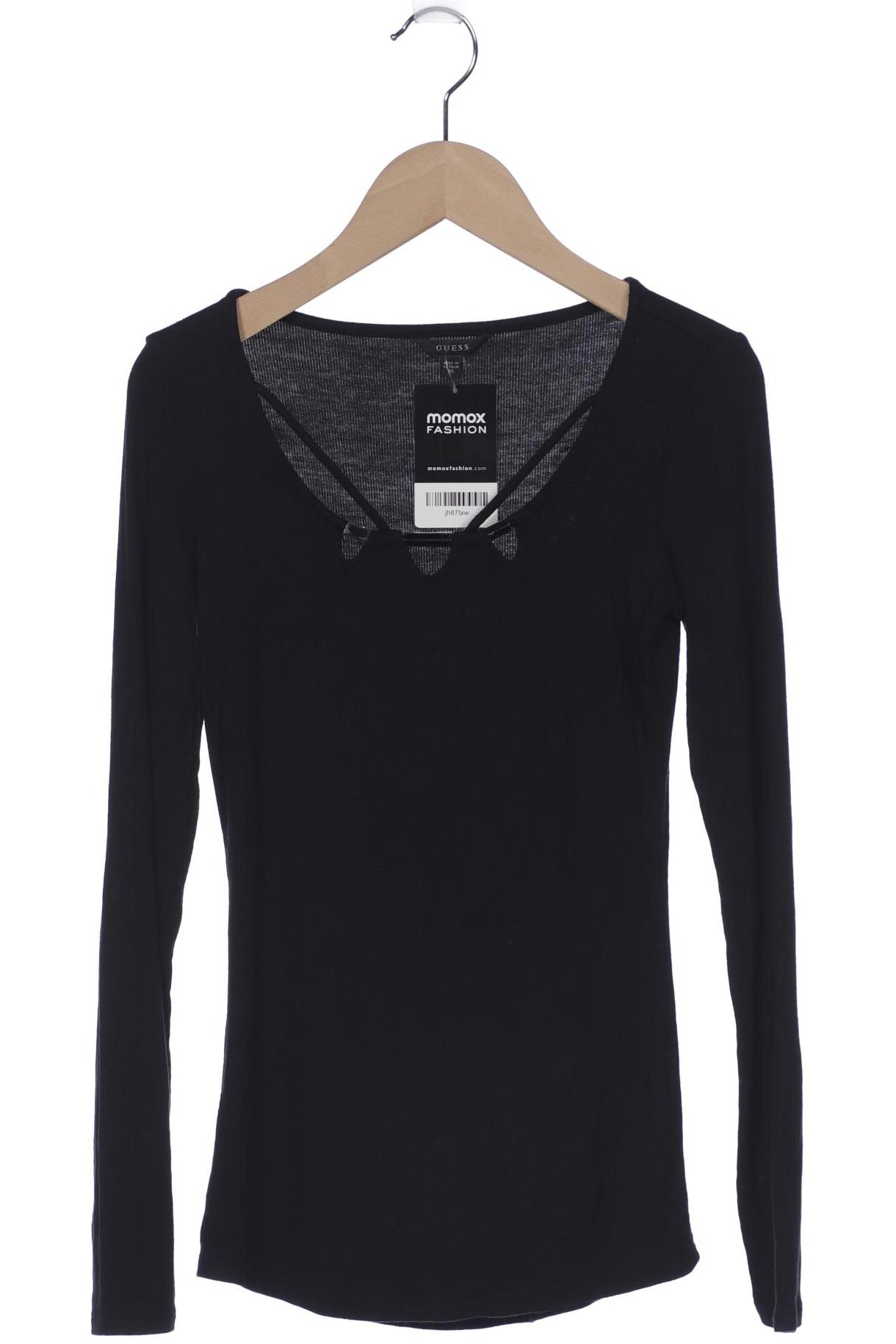 

Guess Damen Langarmshirt, schwarz, Gr. 34
