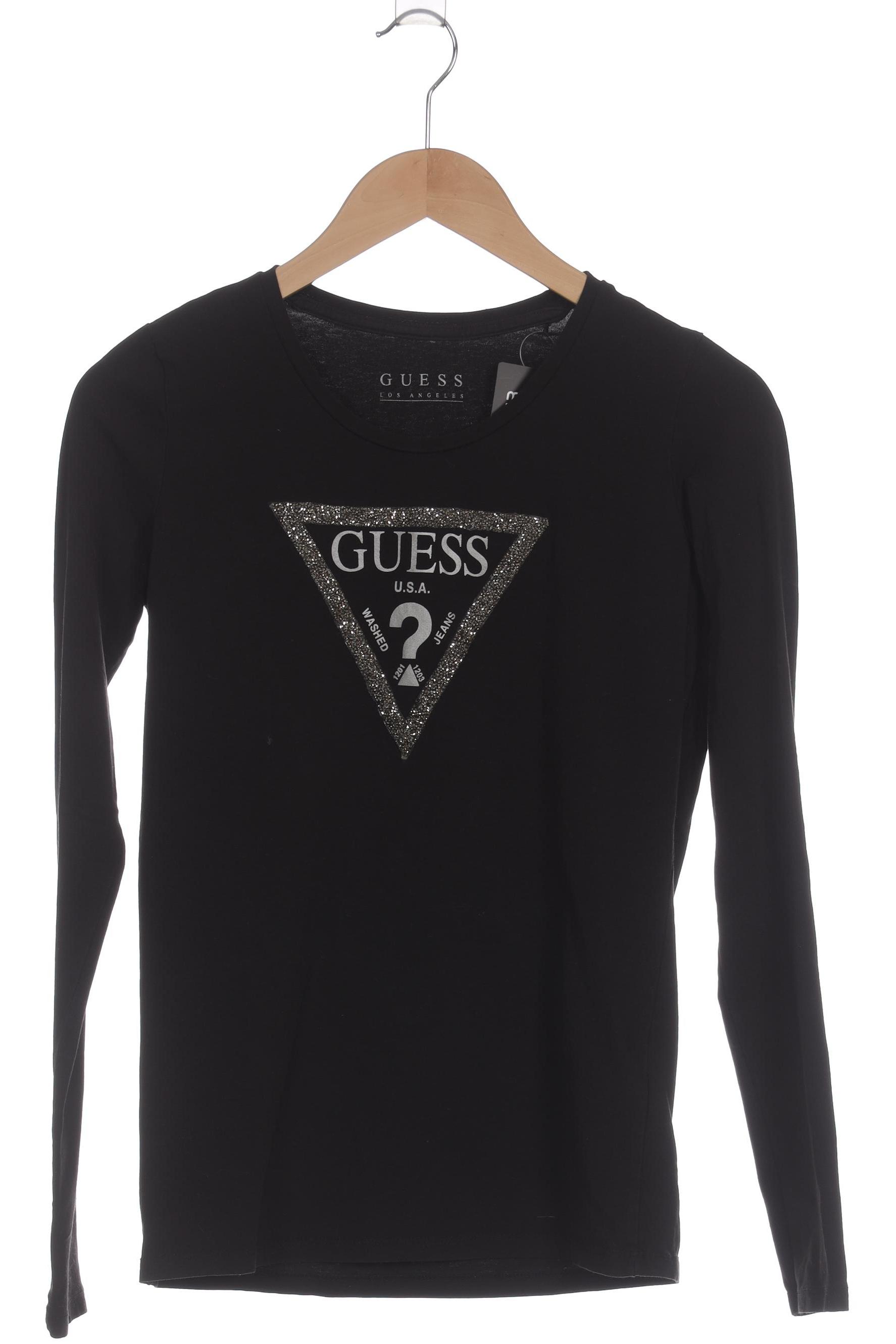 

Guess Damen Langarmshirt, schwarz, Gr.