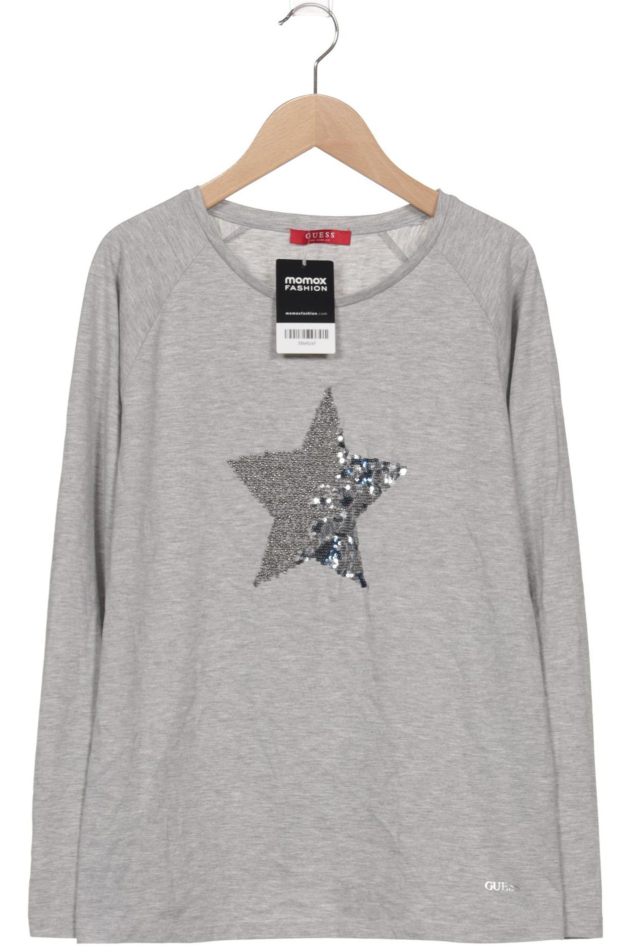 

Guess Damen Langarmshirt, grau, Gr. 38