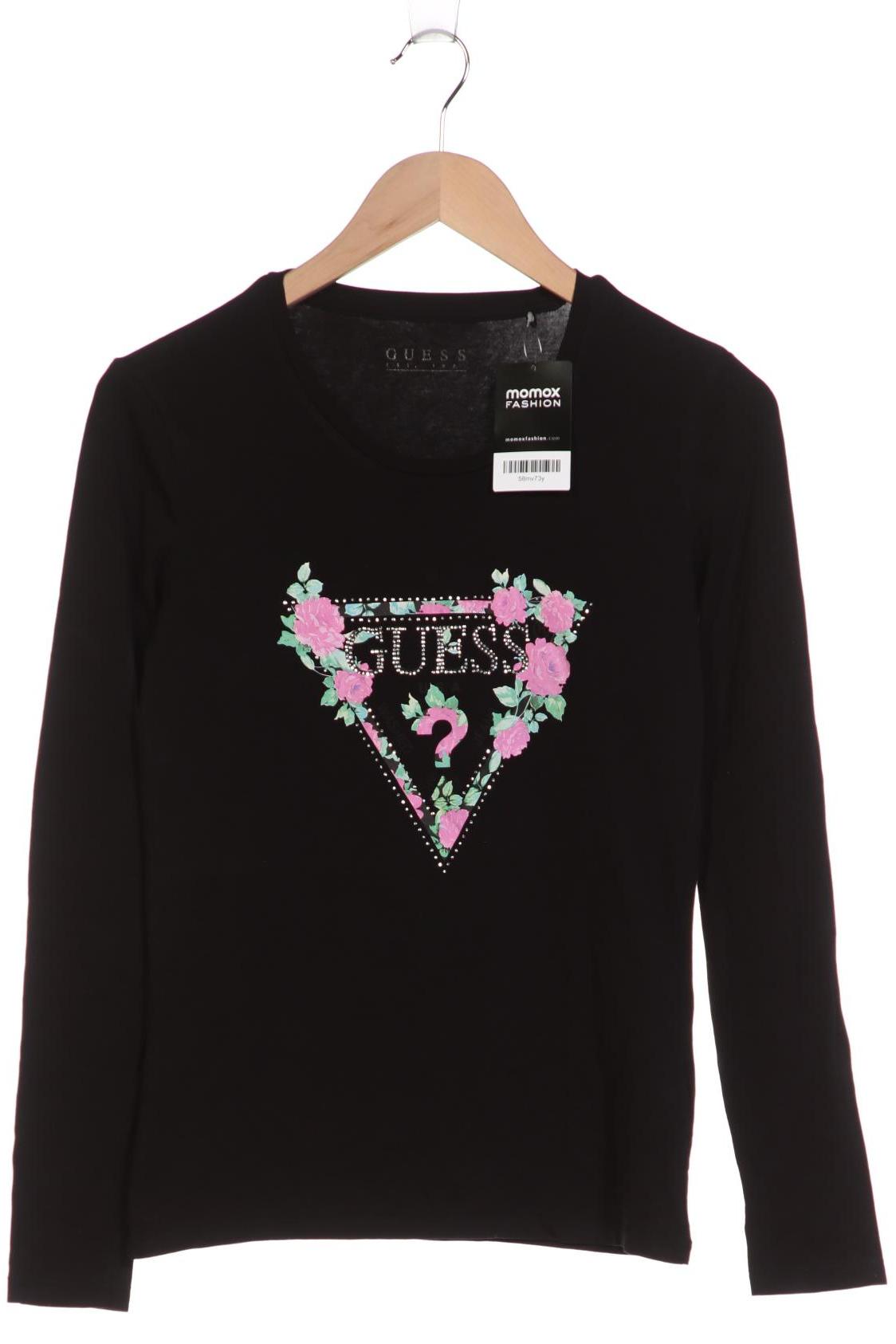 

Guess Damen Langarmshirt, schwarz, Gr. 38