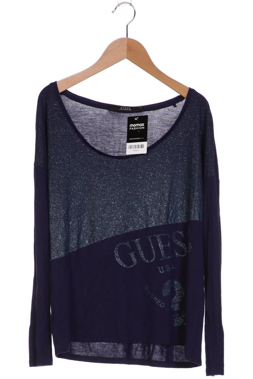 

Guess Damen Langarmshirt, marineblau, Gr. 36