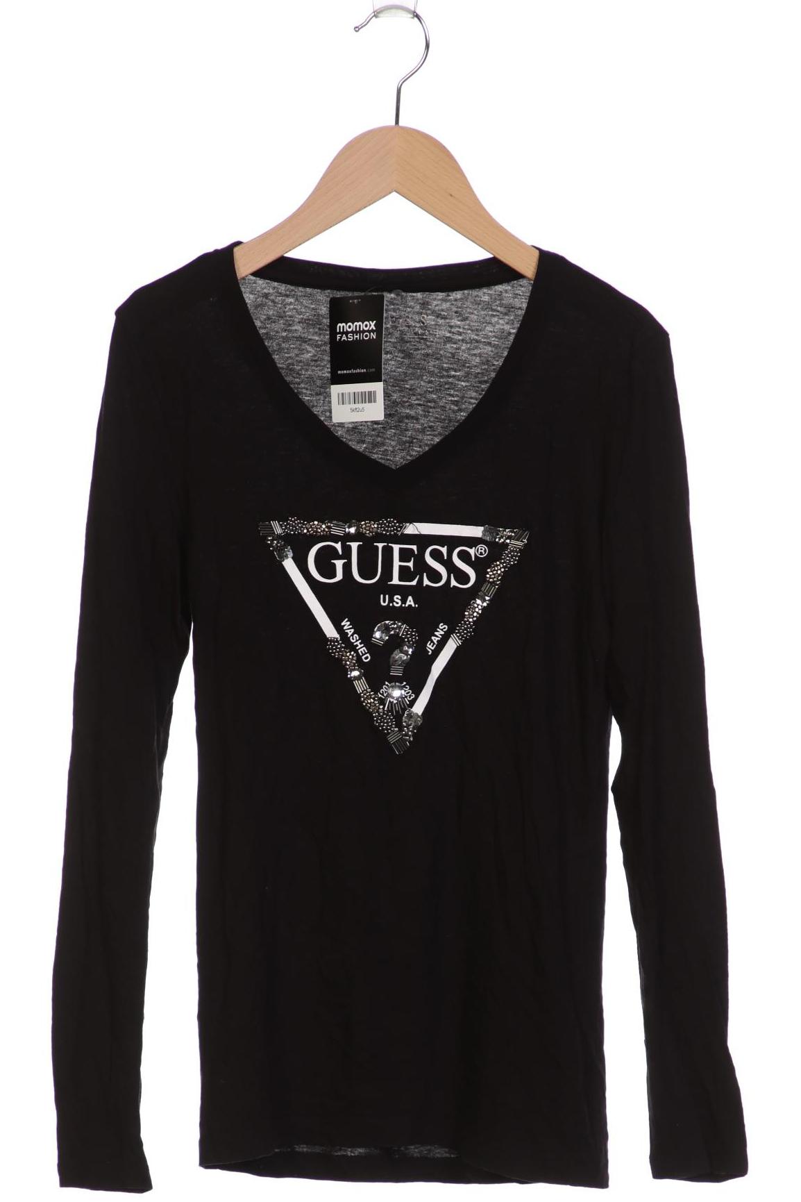 

Guess Damen Langarmshirt, schwarz, Gr. 40