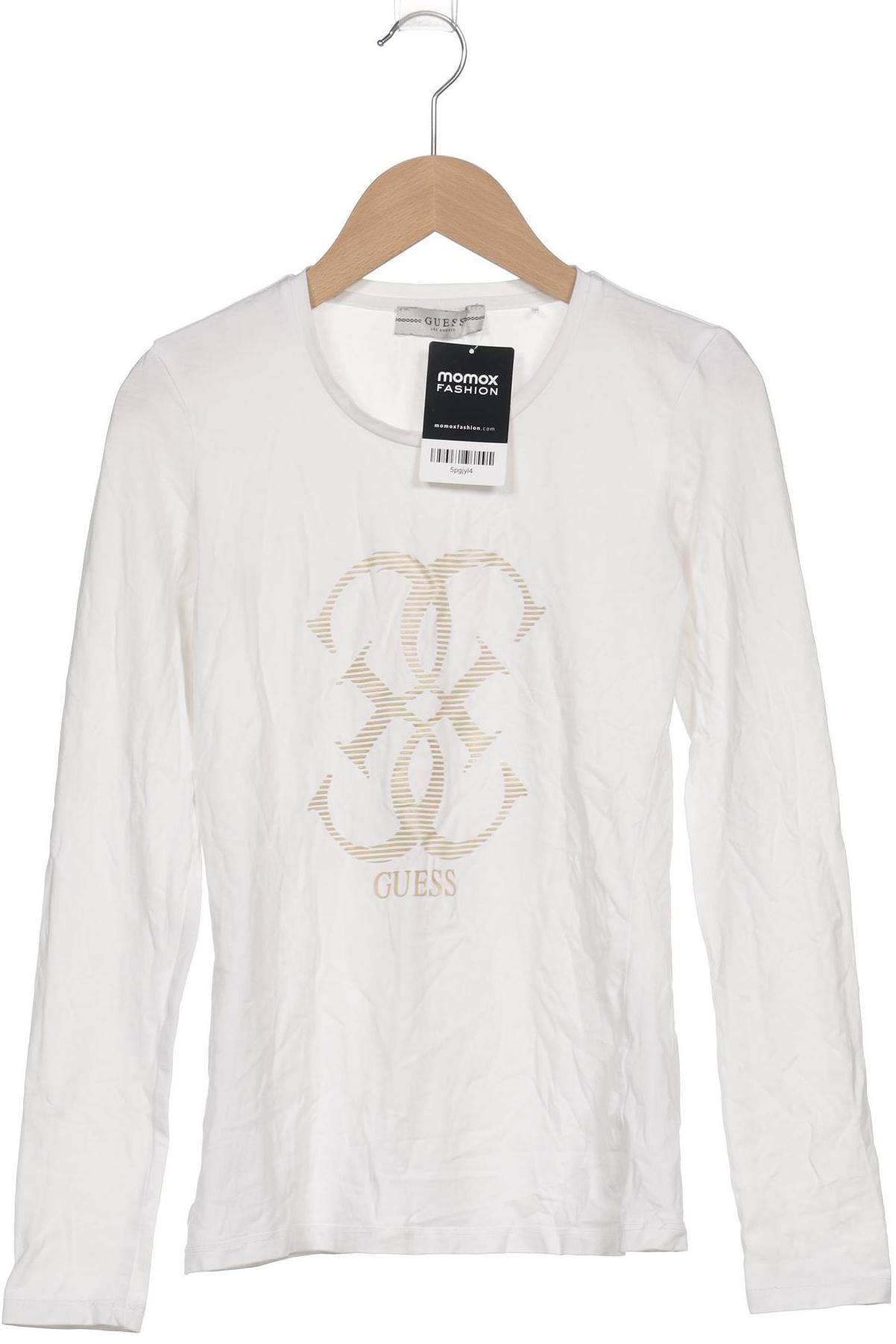 

Guess Damen Langarmshirt, weiß, Gr. 34