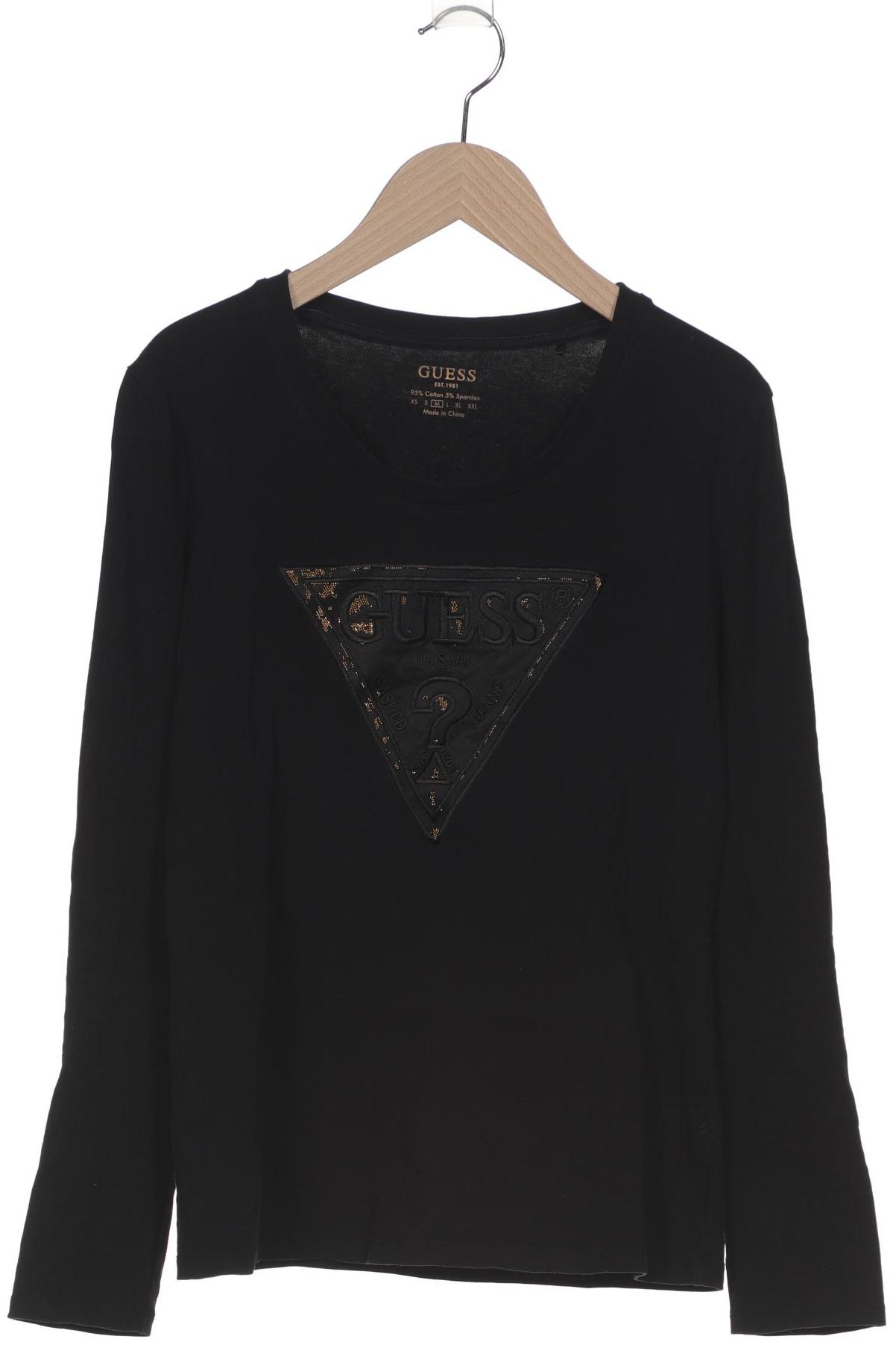 

Guess Damen Langarmshirt, schwarz, Gr. 38