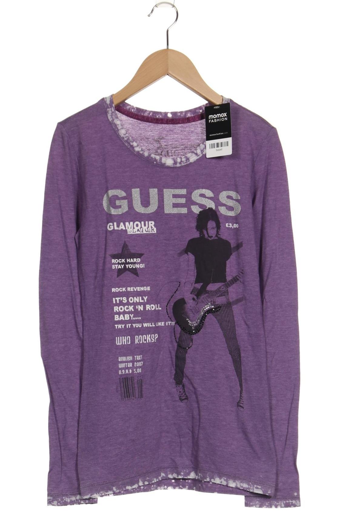 

Guess Damen Langarmshirt, flieder, Gr. 38