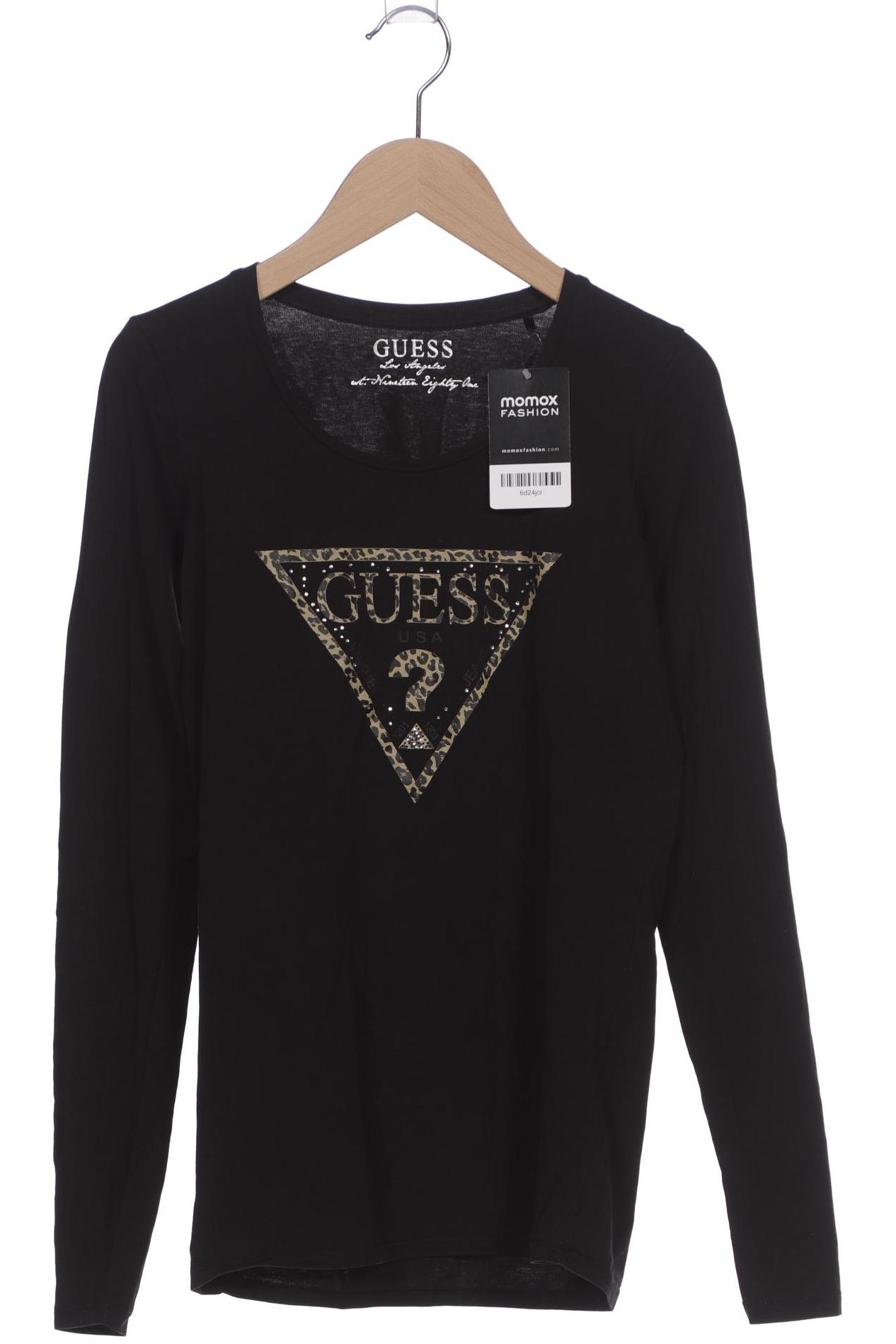 

Guess Damen Langarmshirt, schwarz, Gr. 36