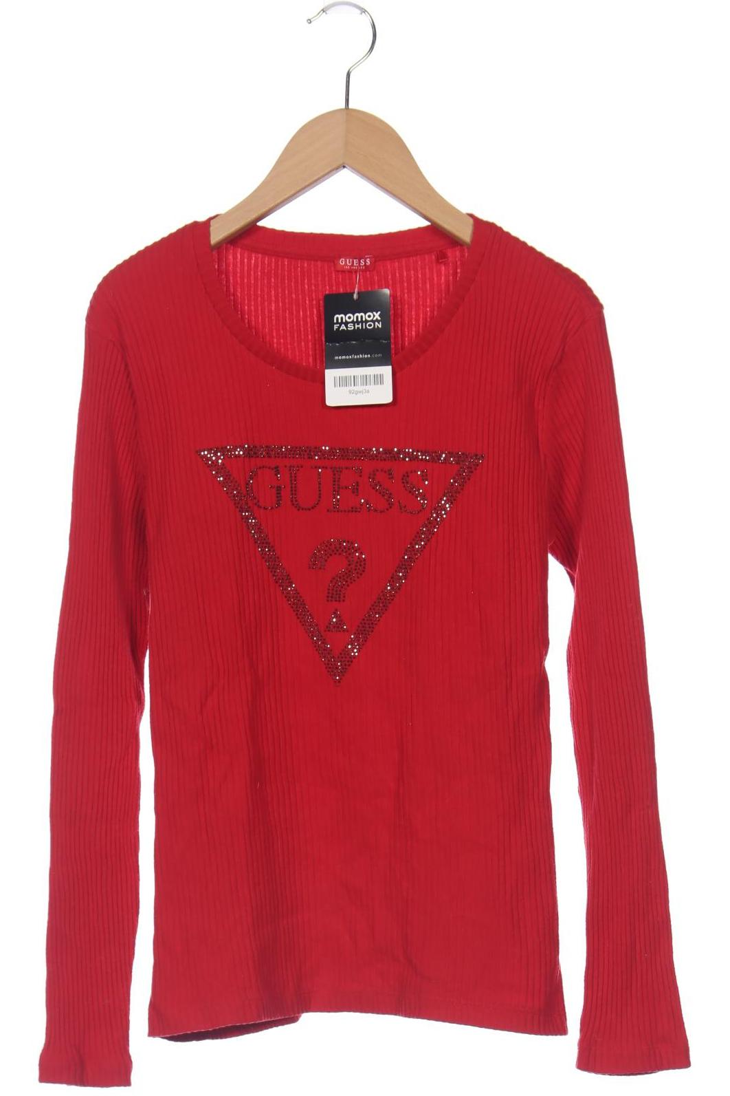 

Guess Damen Langarmshirt, rot, Gr. 42
