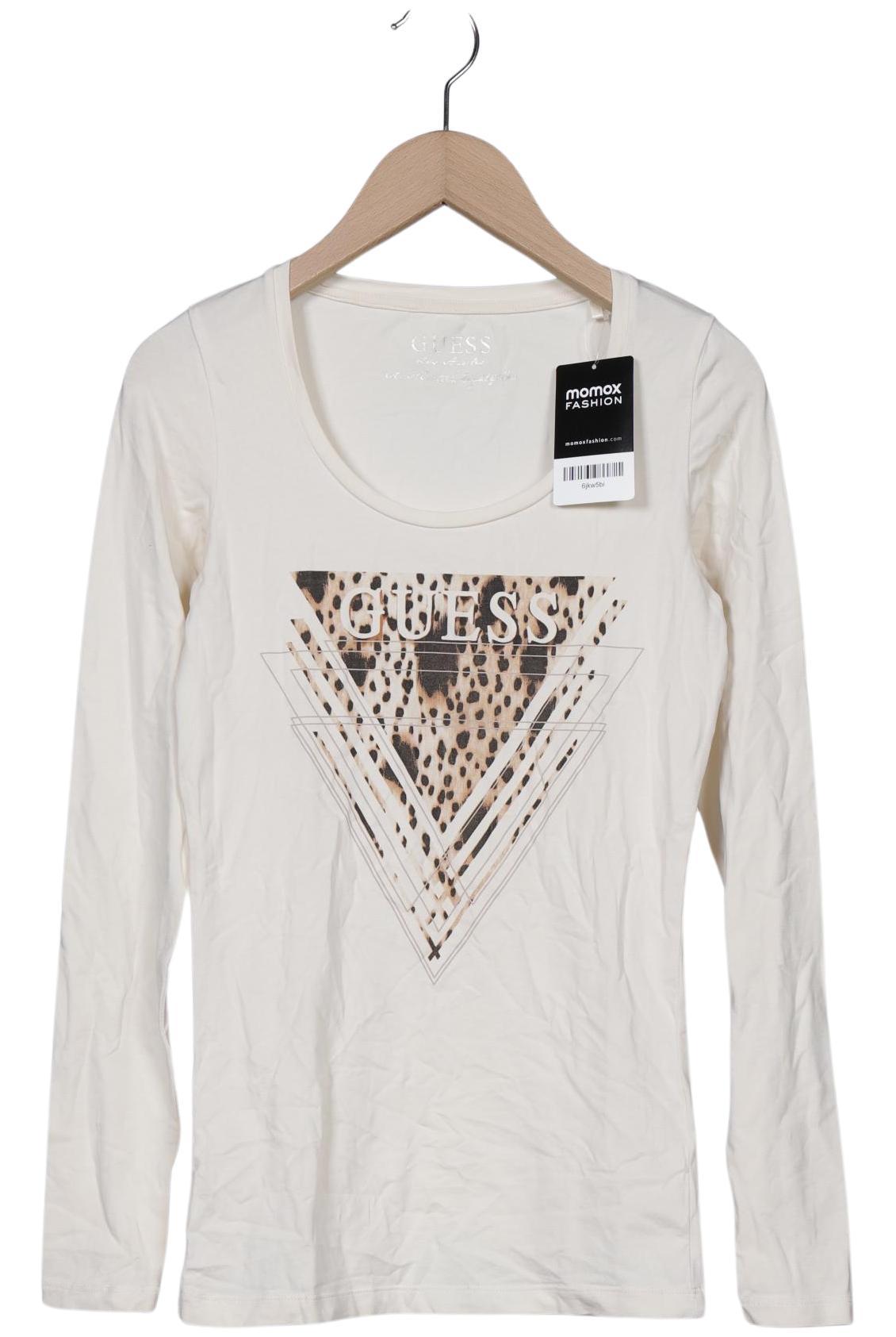 

Guess Damen Langarmshirt, cremeweiß, Gr. 34