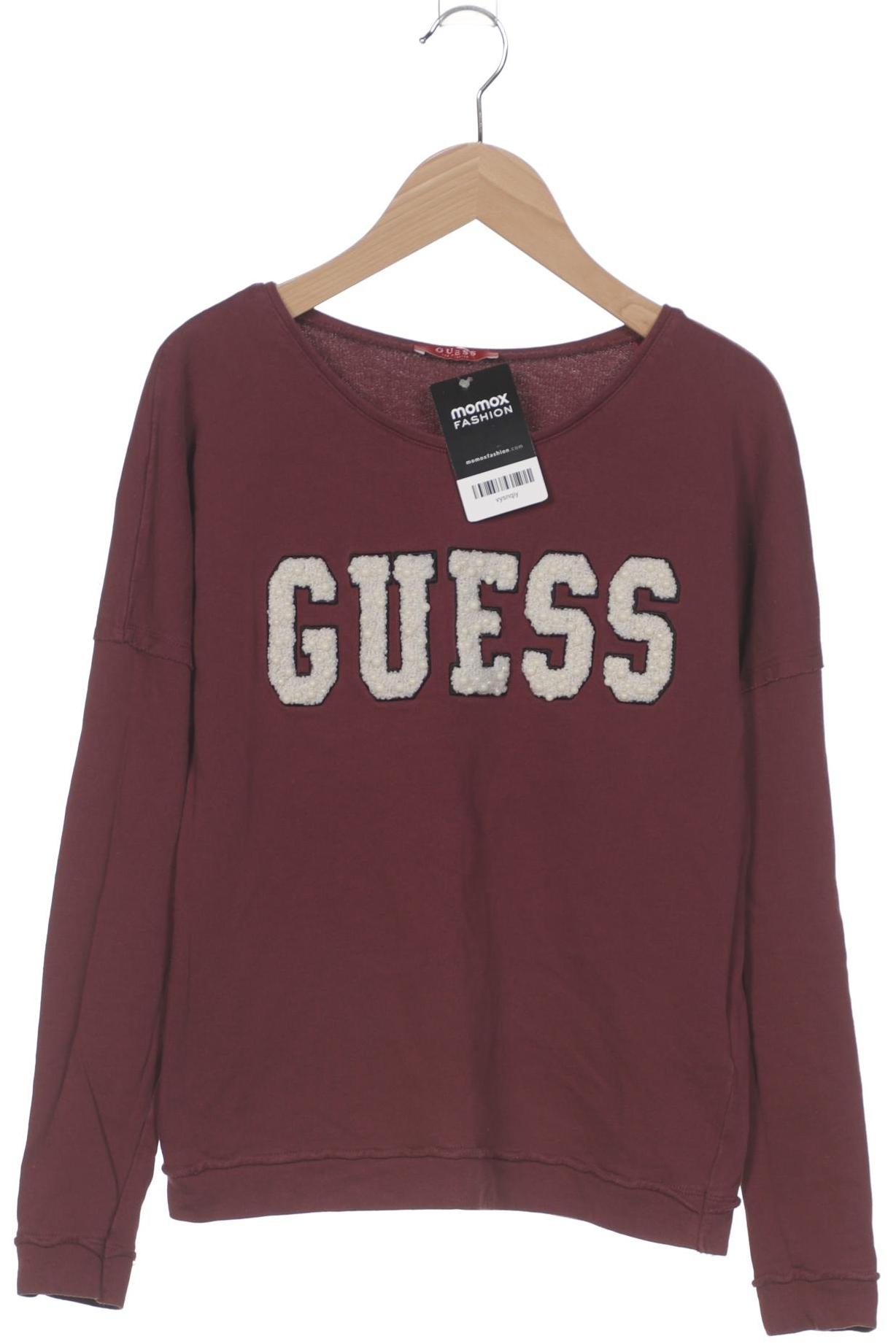 

Guess Damen Langarmshirt, bordeaux, Gr. 34