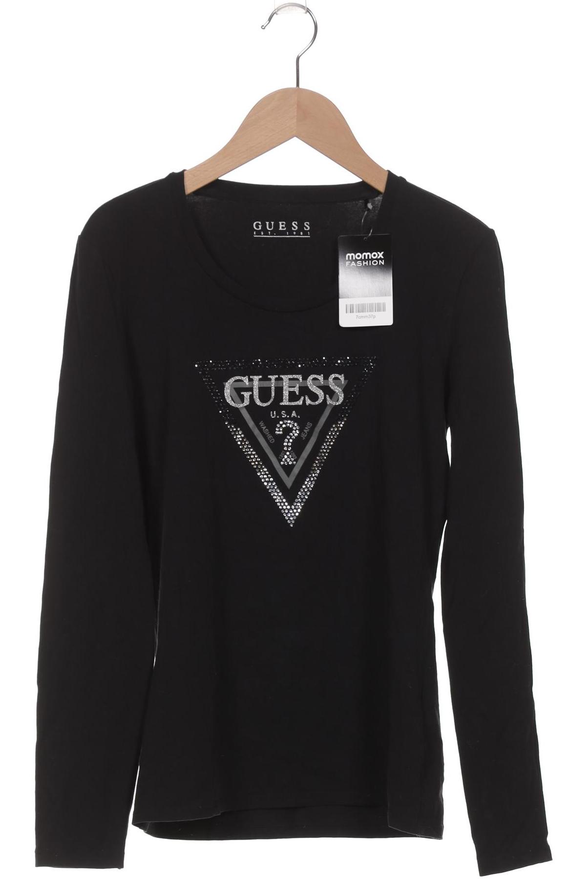 

Guess Damen Langarmshirt, schwarz, Gr. 38