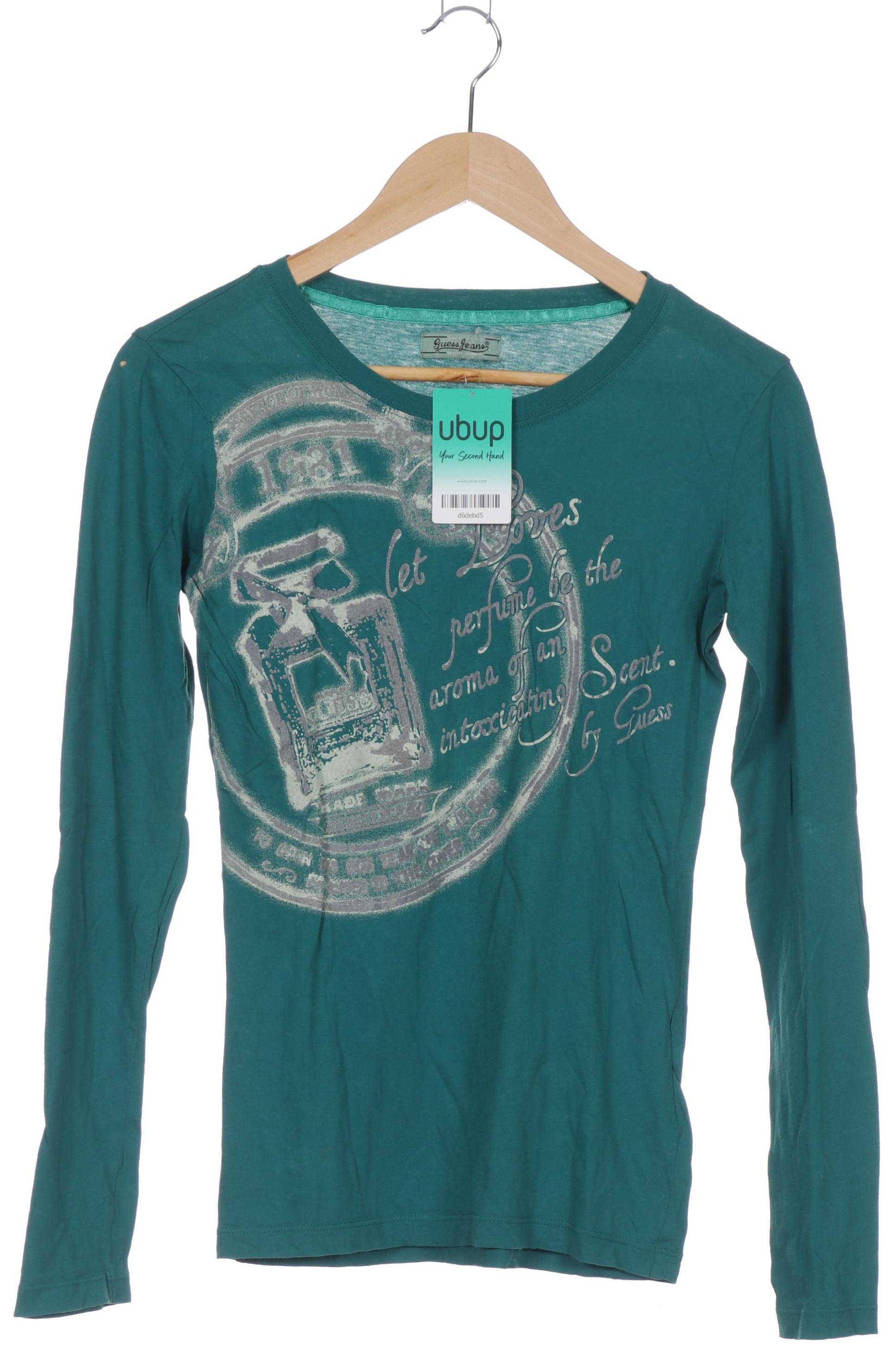

Guess Damen Langarmshirt, grün, Gr. 36