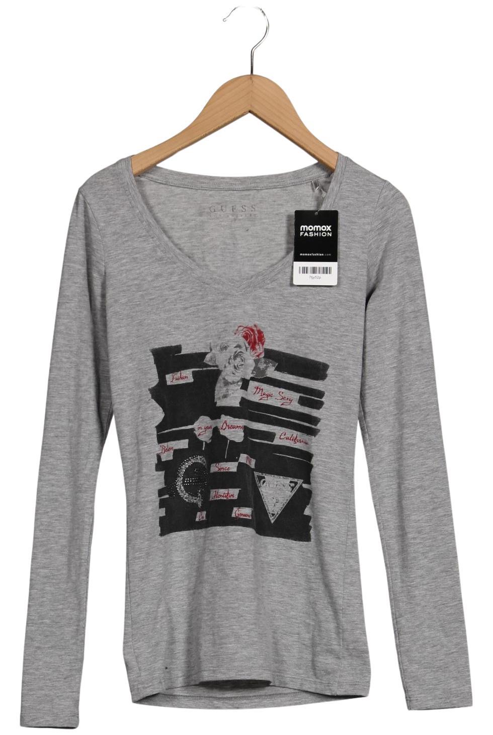 

Guess Damen Langarmshirt, grau, Gr. 32