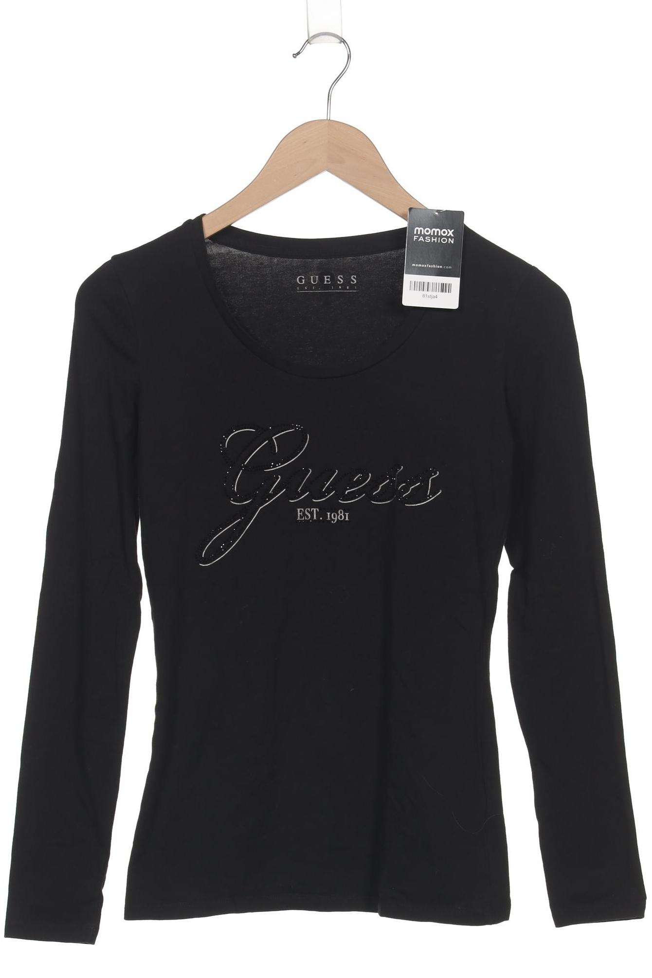 

Guess Damen Langarmshirt, schwarz, Gr. 40