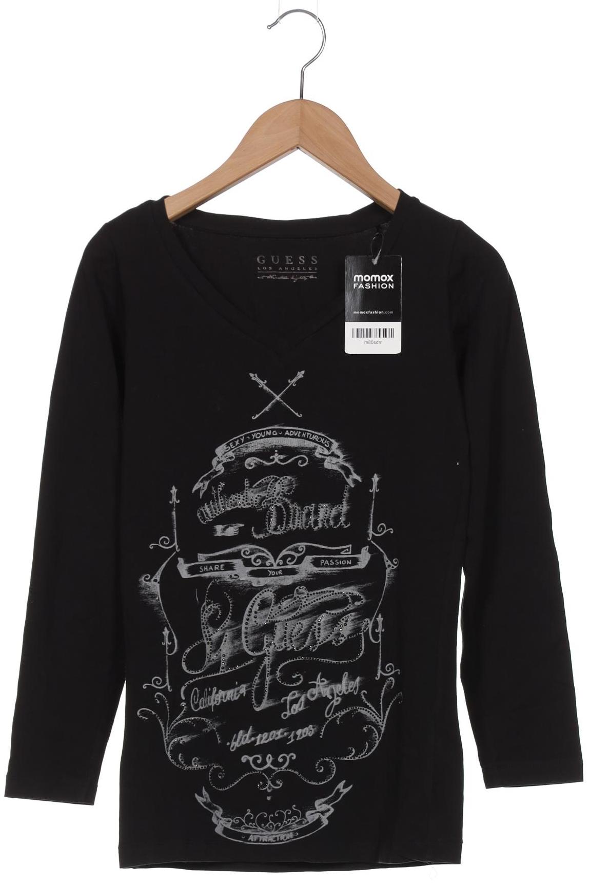 

Guess Damen Langarmshirt, schwarz, Gr. 34