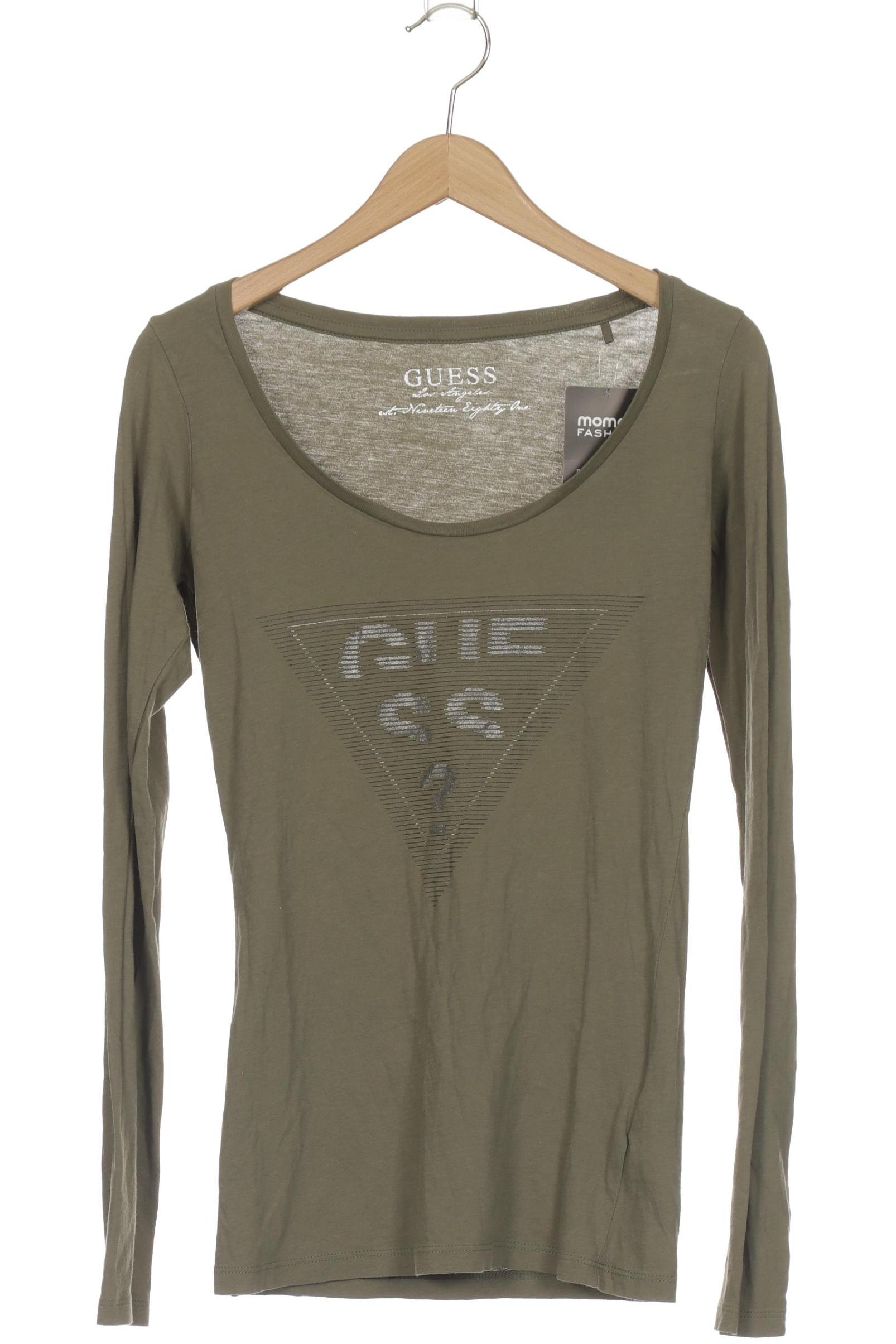 

Guess Damen Langarmshirt, grün, Gr. 34