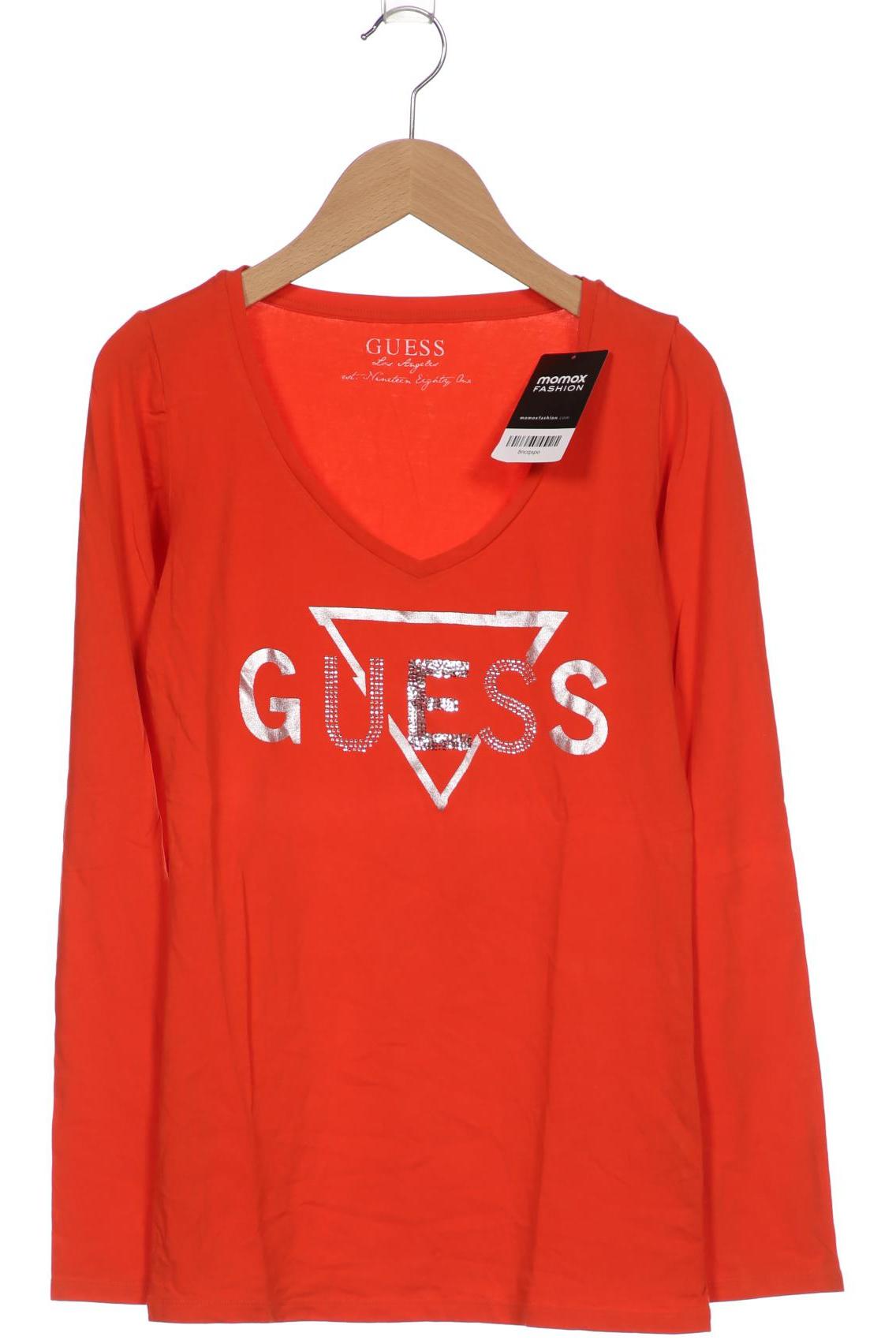 

Guess Damen Langarmshirt, orange, Gr. 36