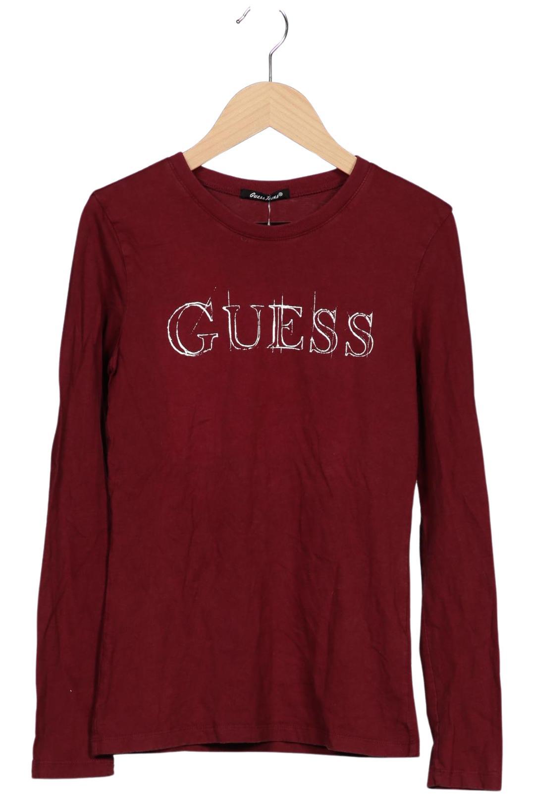 

Guess Damen Langarmshirt, rot, Gr. 34