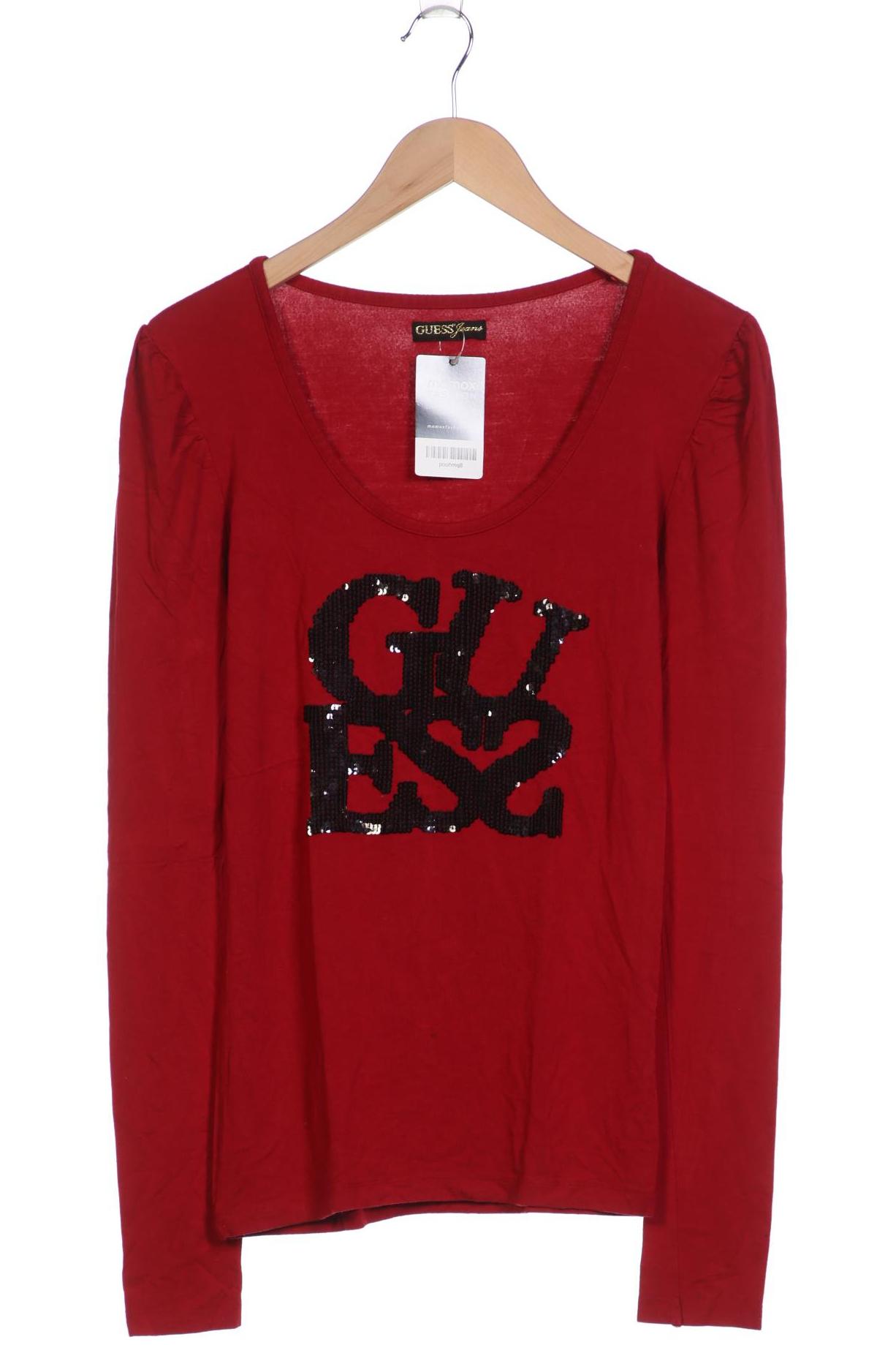 

Guess Damen Langarmshirt, rot, Gr. 42
