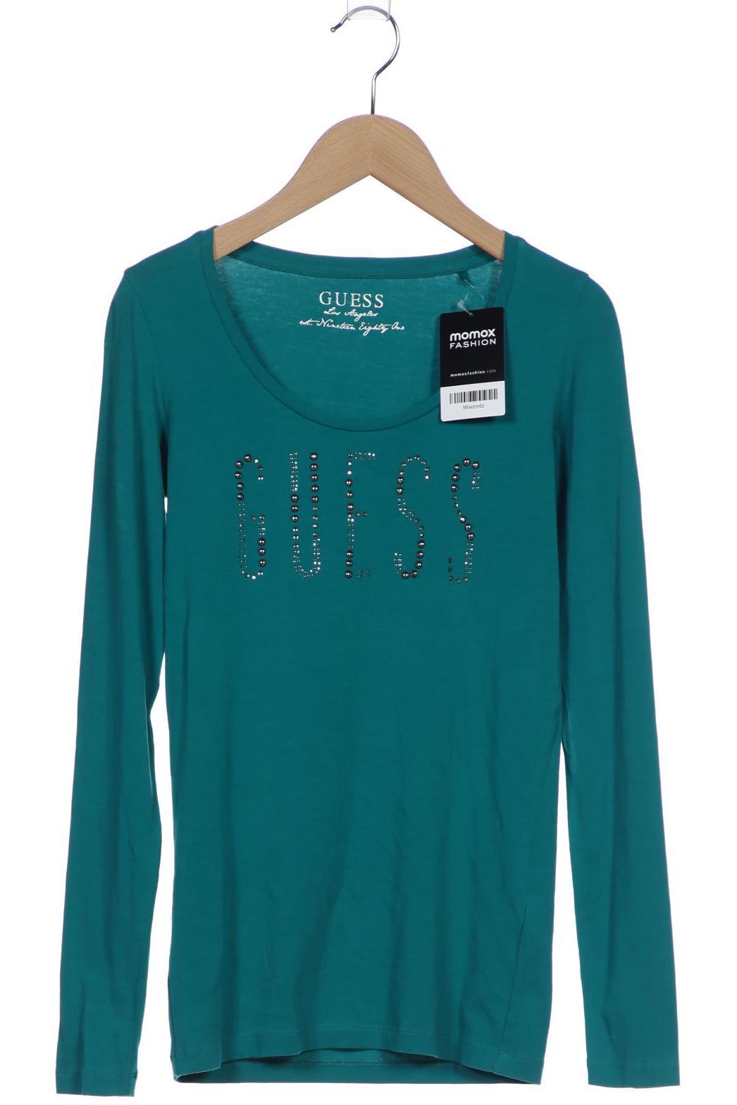 

Guess Damen Langarmshirt, türkis, Gr. 36
