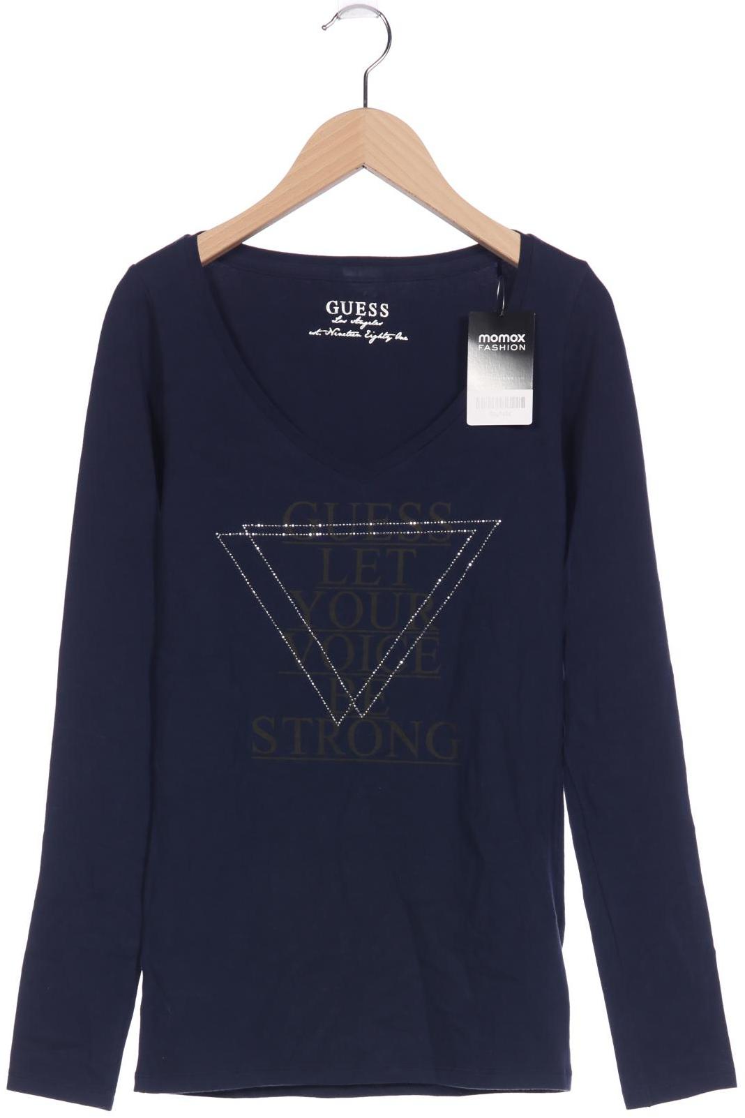 

Guess Damen Langarmshirt, marineblau, Gr. 38