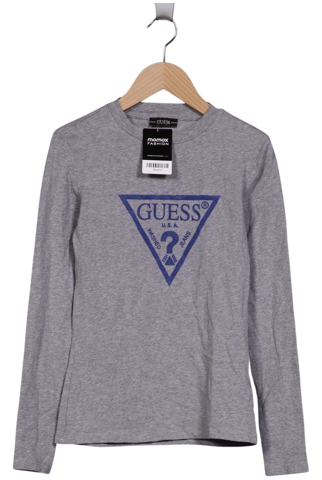 

Guess Damen Langarmshirt, grau, Gr. 36