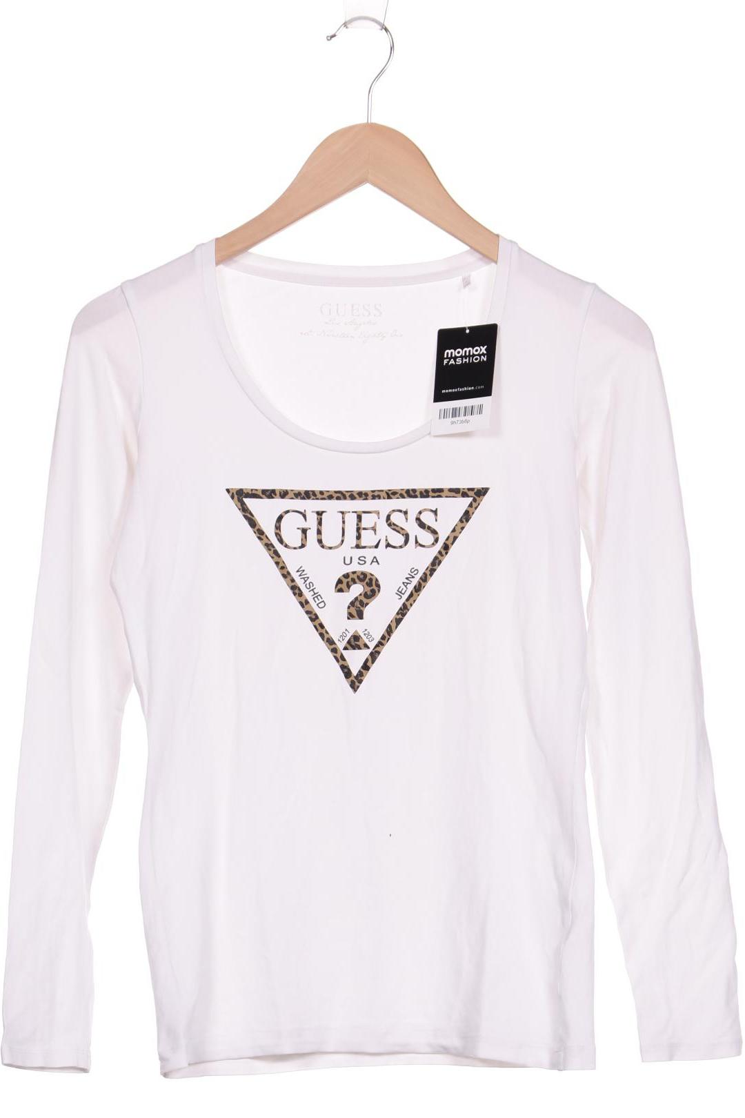 

Guess Damen Langarmshirt, weiß, Gr. 36