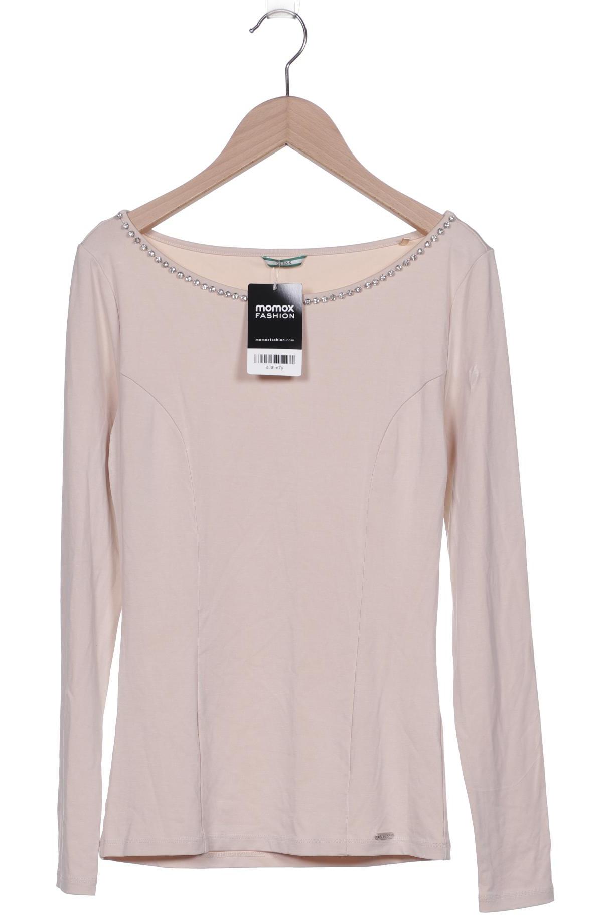 

Guess Damen Langarmshirt, beige, Gr. 36