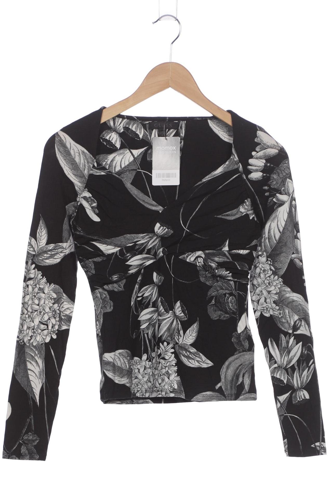 

Guess Damen Langarmshirt, schwarz, Gr. 34
